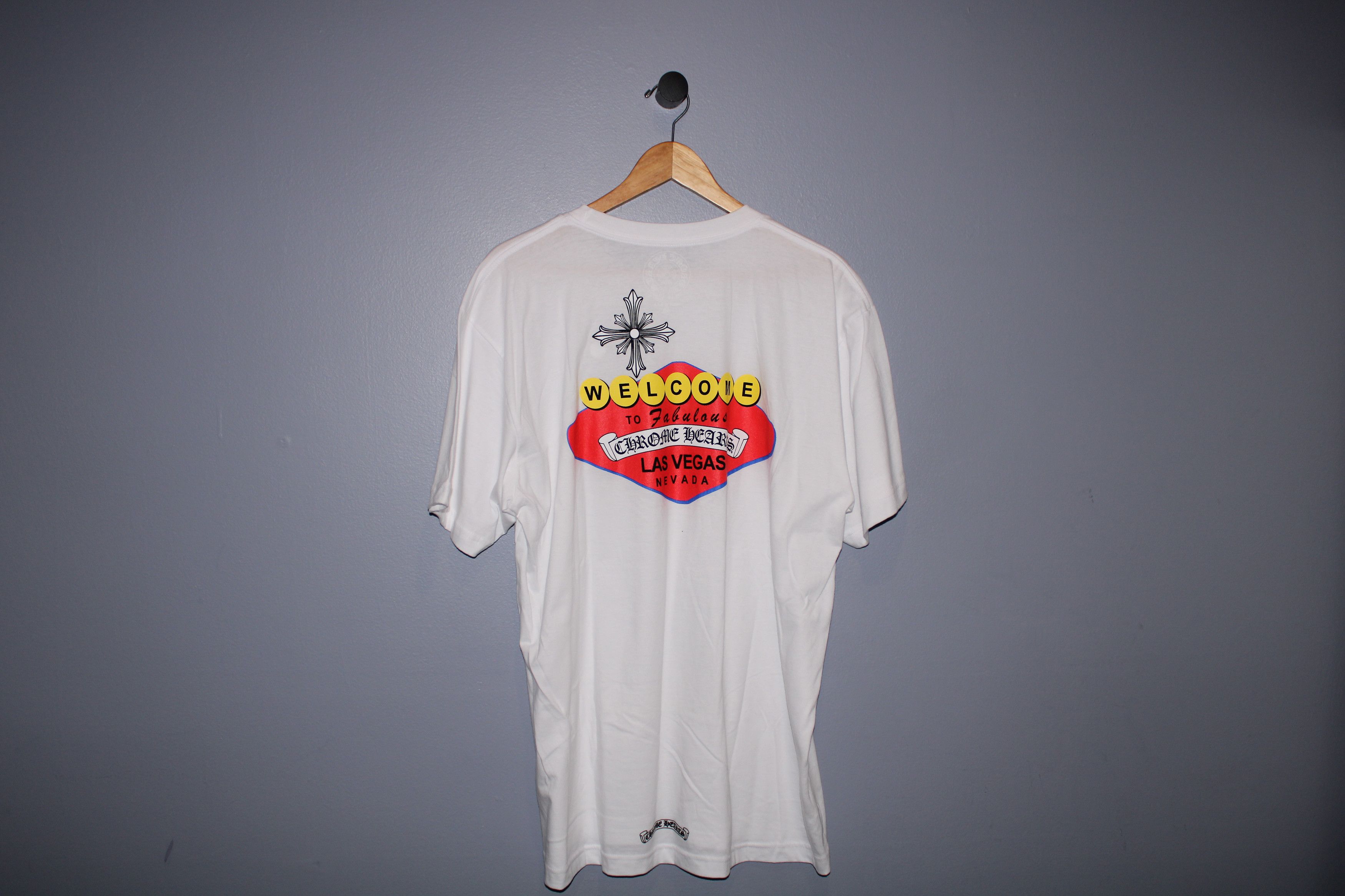 Chrome Hearts CHROME HEARTS WHITE VEGAS TSHIRT Size US XL / EU 56 / 4 - 2 Thumbnail