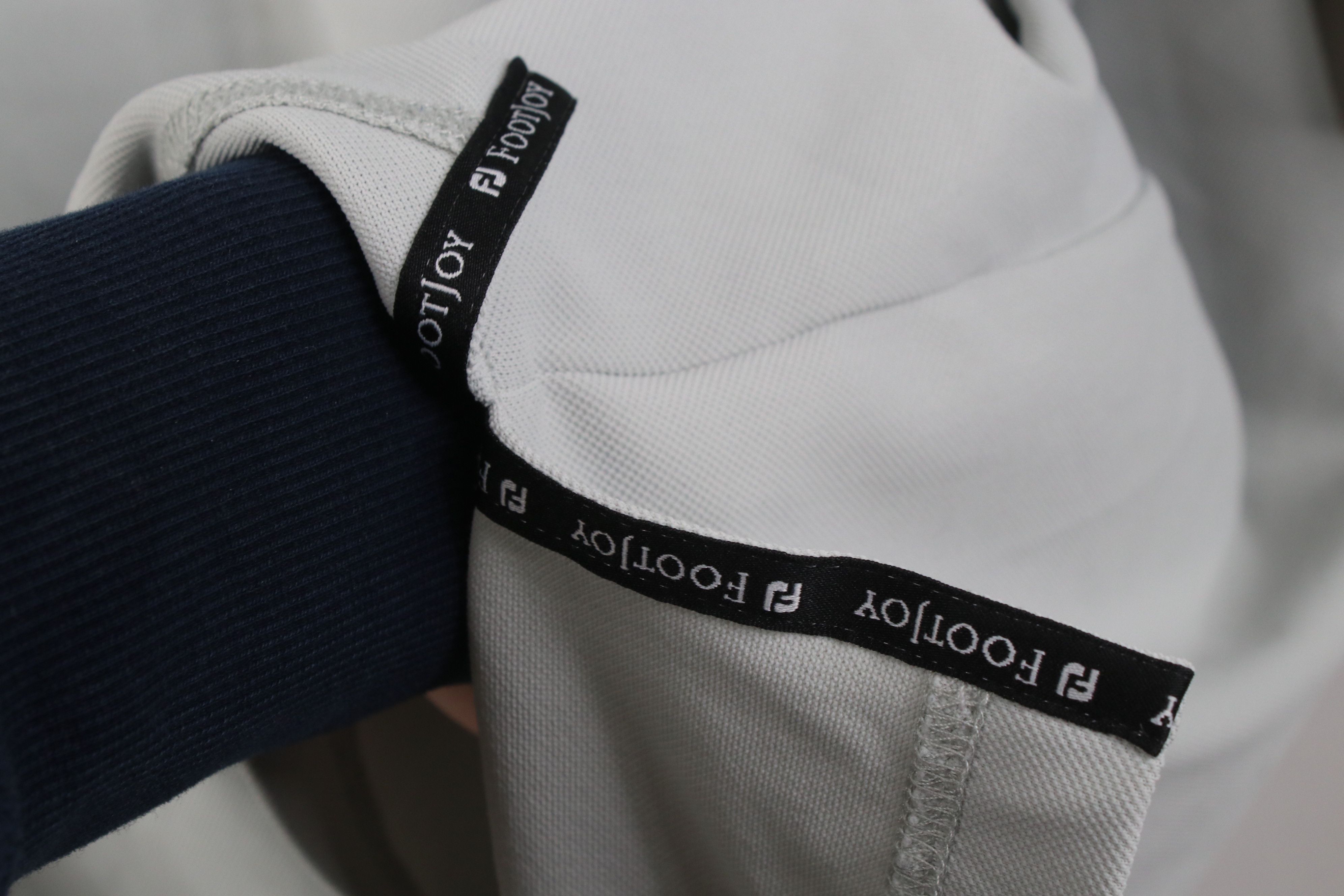 Footjoy FootJoy Golf Embroidered Mock Neck Short Sleeve T-Shirt Gray Size US L / EU 52-54 / 3 - 9 Thumbnail