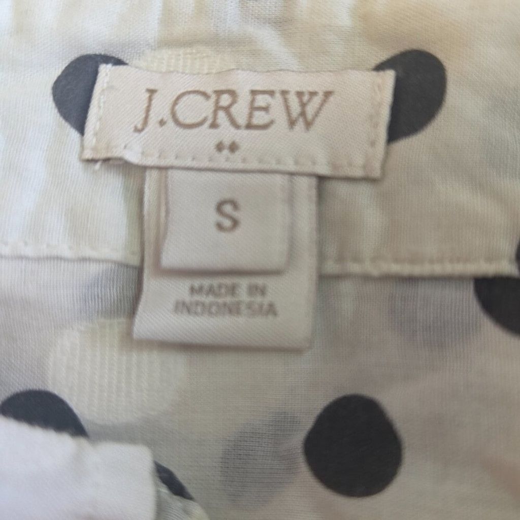 J.Crew J.Crew Polka Dot Button-Up Blouse-Chic & Timeless-Breathable Size S / US 4 / IT 40 - 5 Thumbnail