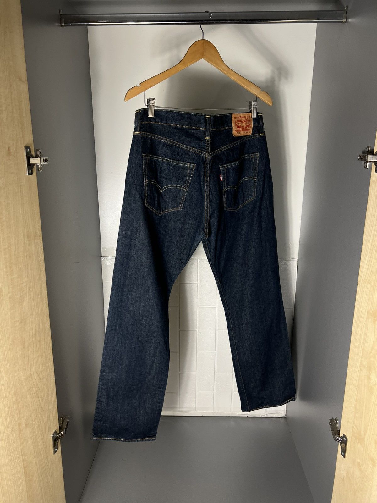 Levi's VINTAGE LEVI’S 501 CLOTHING MADE & CRAFTED DENIM JEANS CASUAL DESIGNER Y2K USA 90s Size US 36 / EU 52 - 22 Thumbnail
