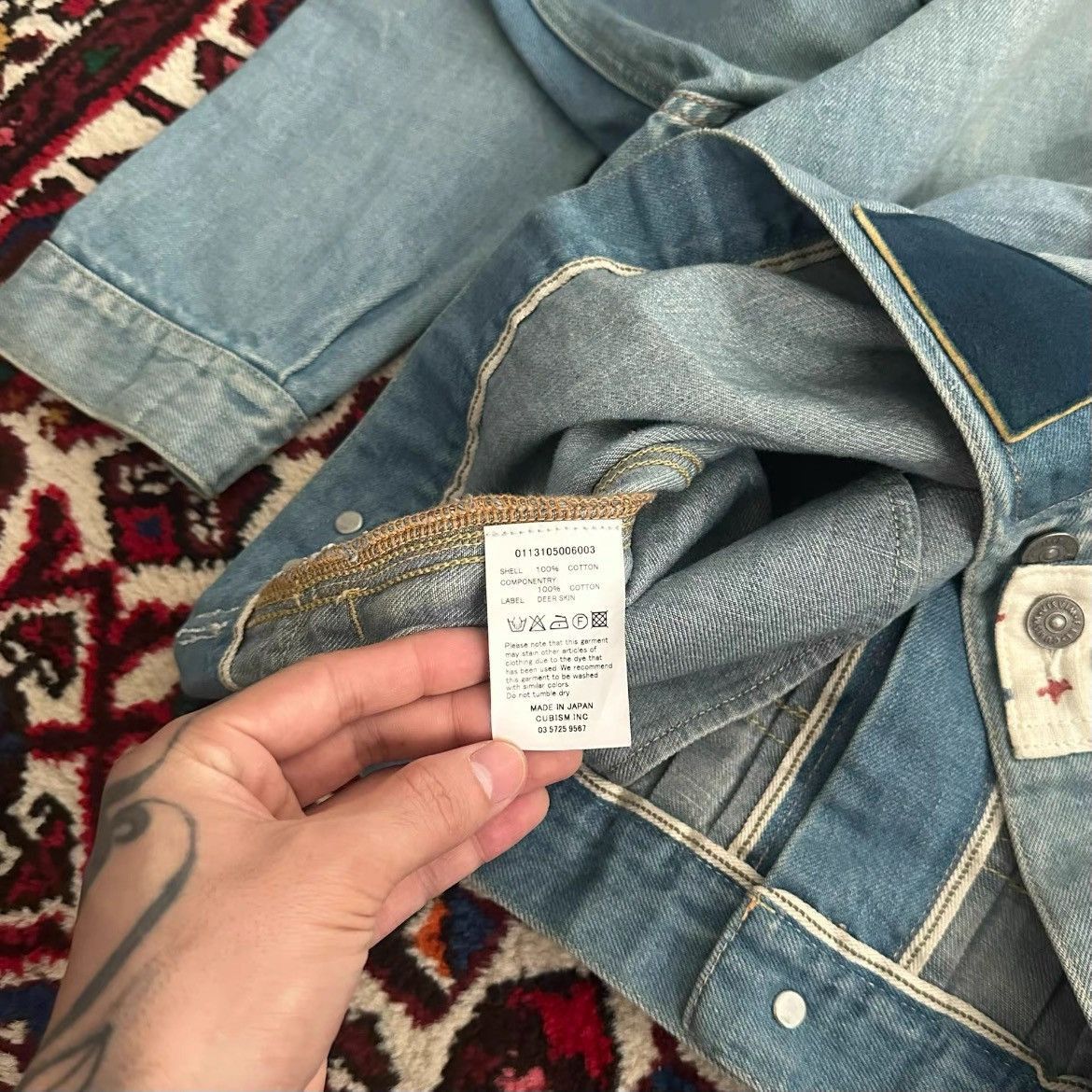 Visvim Visvim 13SS Patches Pocket 101 Denim Jacket Size US M / EU 48-50 / 2 - 7 Thumbnail