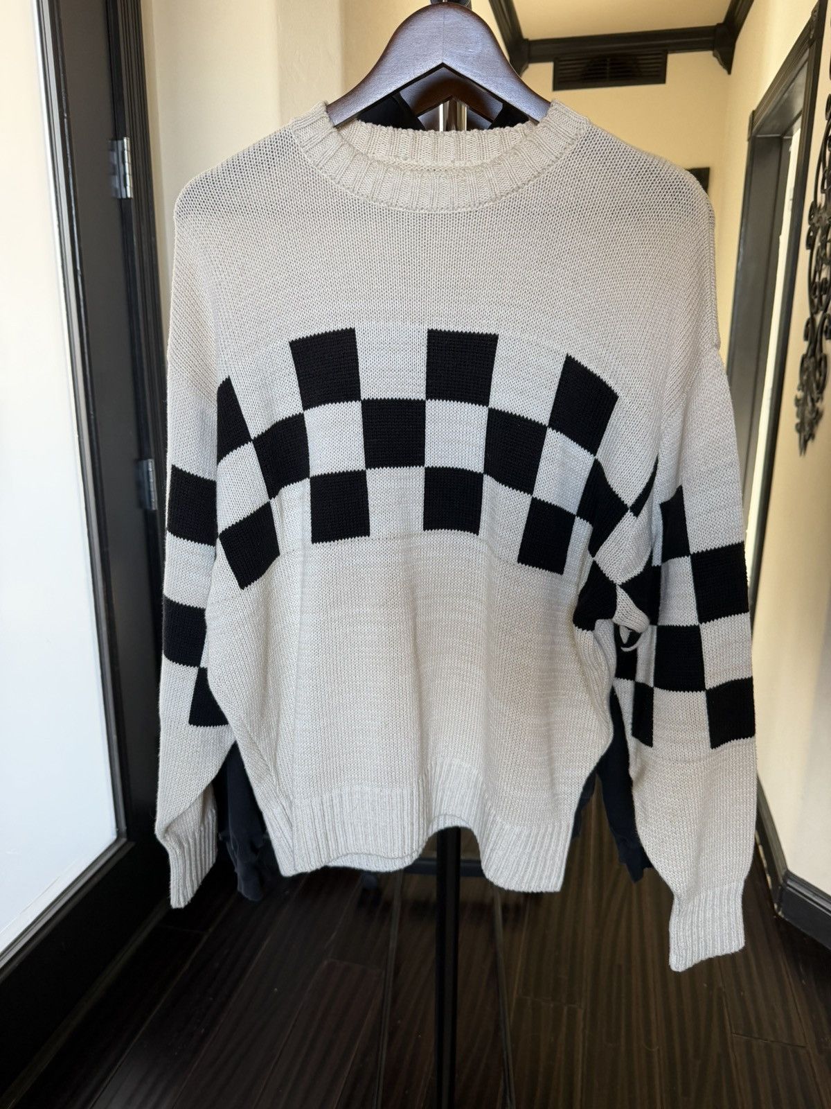 Kapital Kapital Checkerboard Knit Sweater Size US S / EU 44-46 / 1 - 12 Thumbnail
