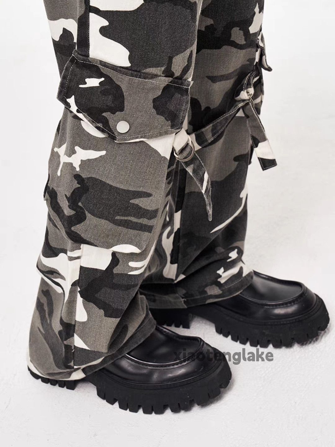 Designer × Japanese Brand × Vintage unisex outdoor utility military tactical cargo camo pants Size US 32 / EU 48 - 8 Thumbnail