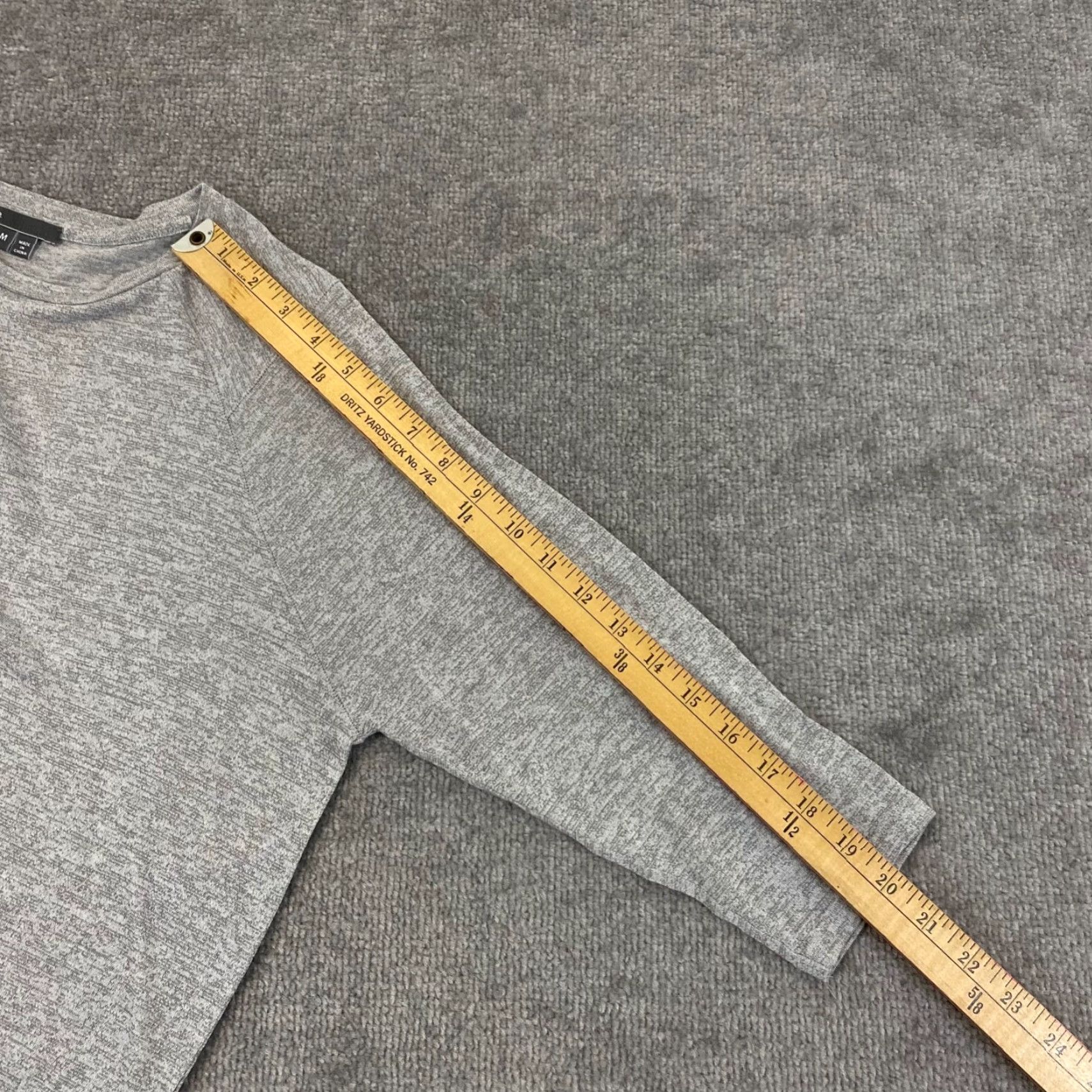 Vince Vince Shirt Women Medium Gray 3/4 Sleeve Pullover Lightweight Casual Top Size M / US 6-8 / IT 42-44 - 6 Thumbnail