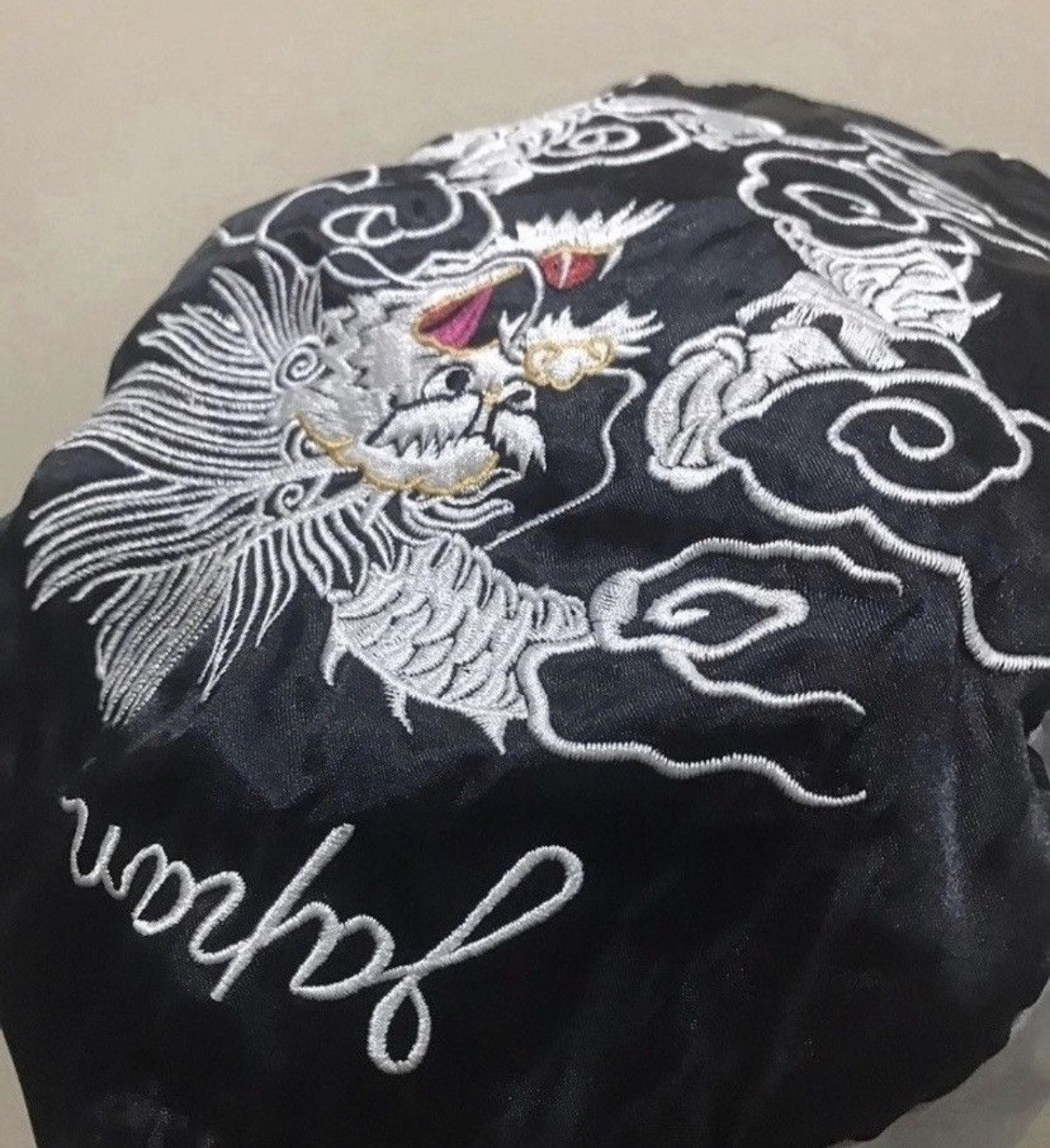 Toyo Enterprises VTG Toyo Ent Sukajan Satin Flat Hat Size ONE SIZE - 4 Thumbnail