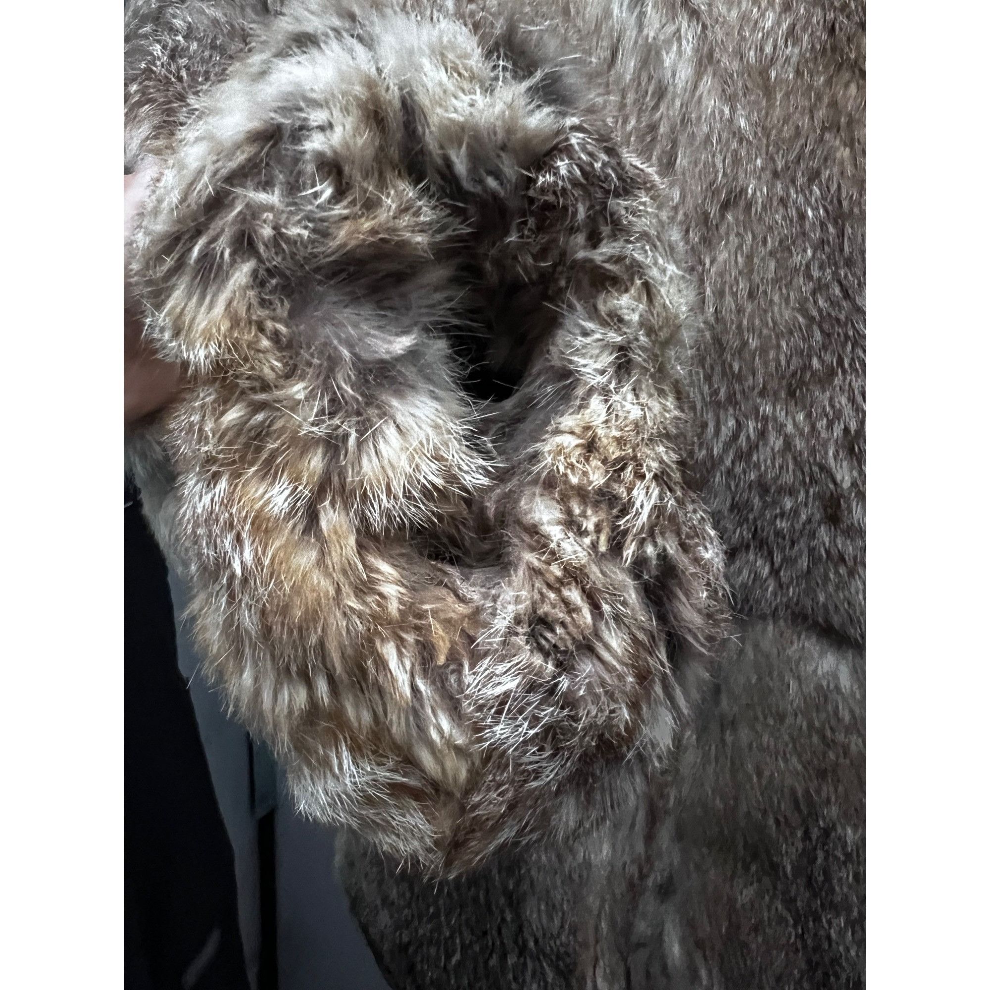 Vintage Womens Vintage Dyed Rabbit Fur Lined Coat Jacket Small Pocke Size S / US 4 / IT 40 - 10 Thumbnail