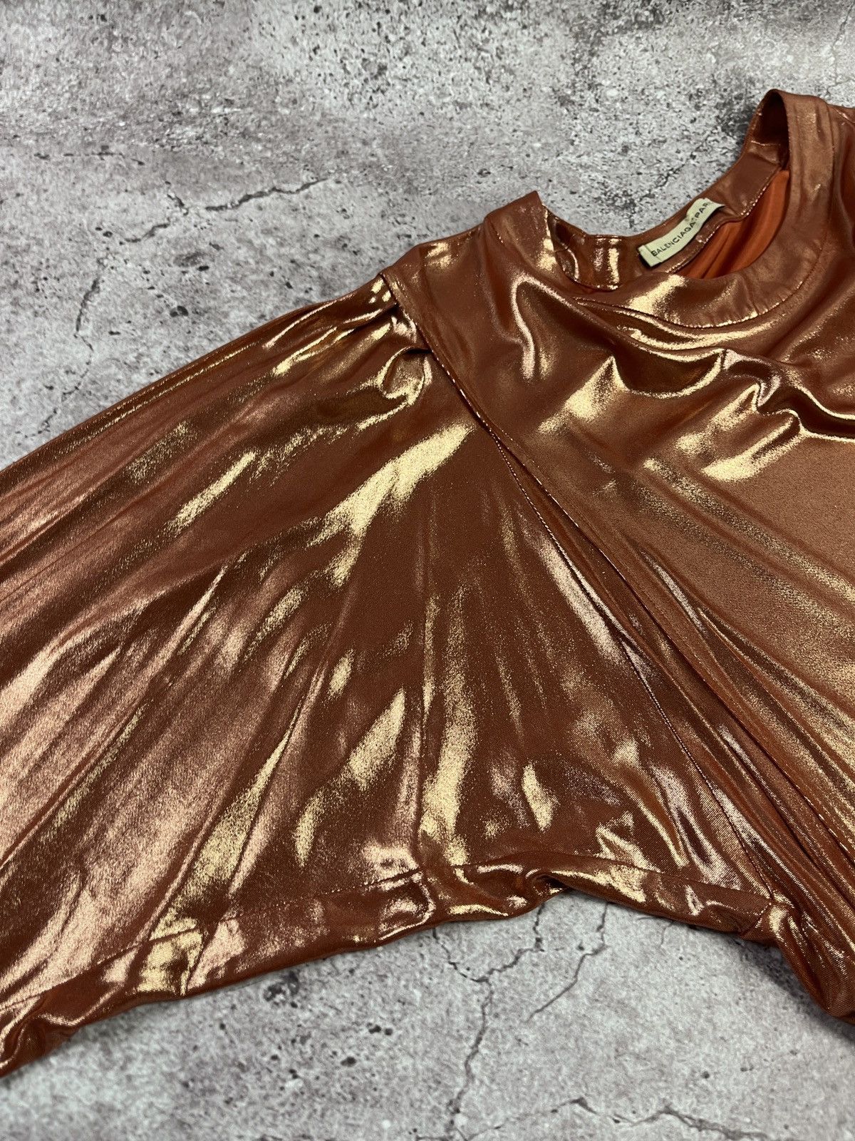Balenciaga Balenciaga Paris Metallic Copper Top Size S / US 4 / IT 40 - 6 Thumbnail