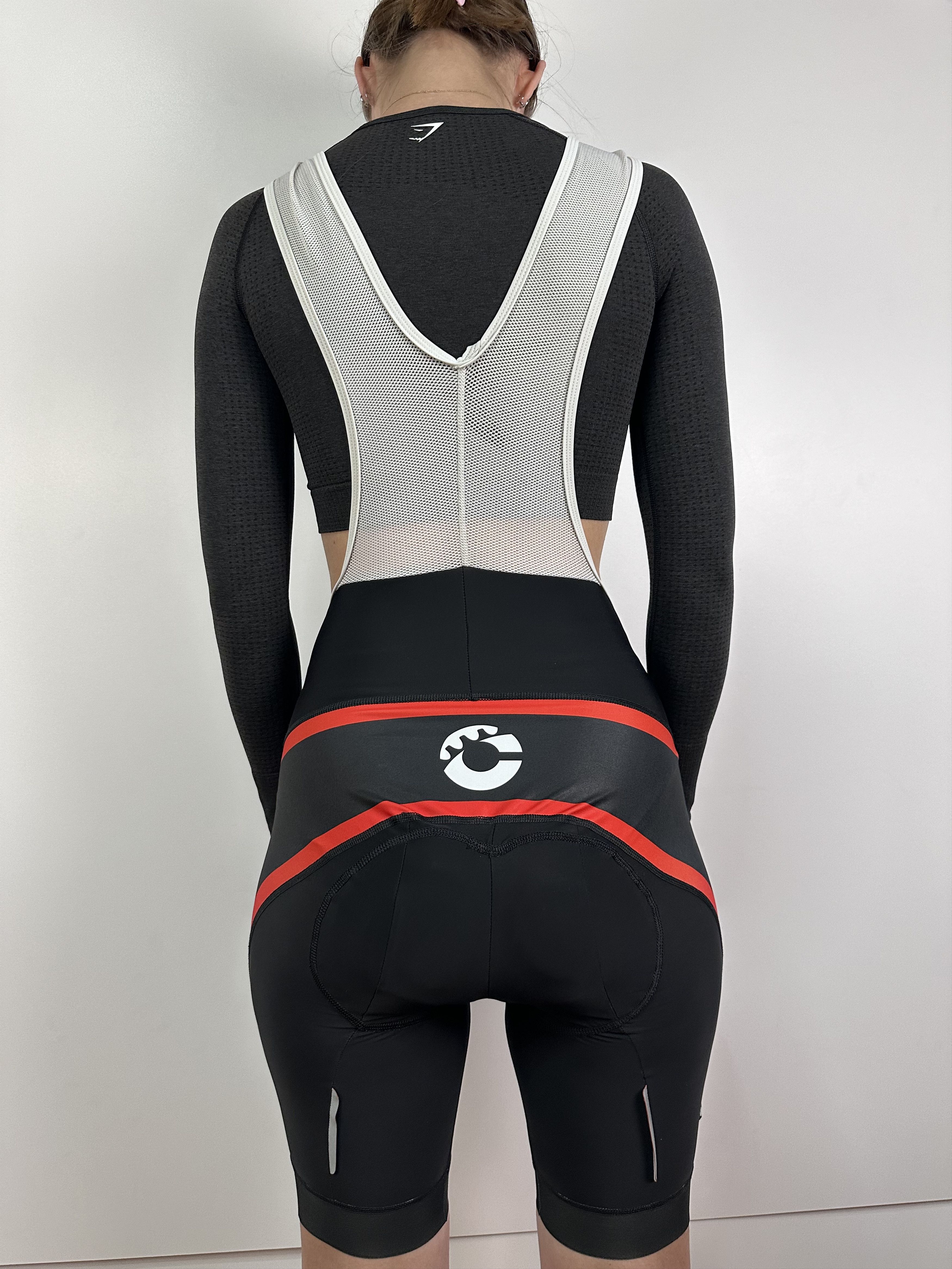 Other CORLEY Specialized Prime Bib Shorts Cycling Black Red Size 3 Size S / US 4 / IT 40 - 4 Thumbnail