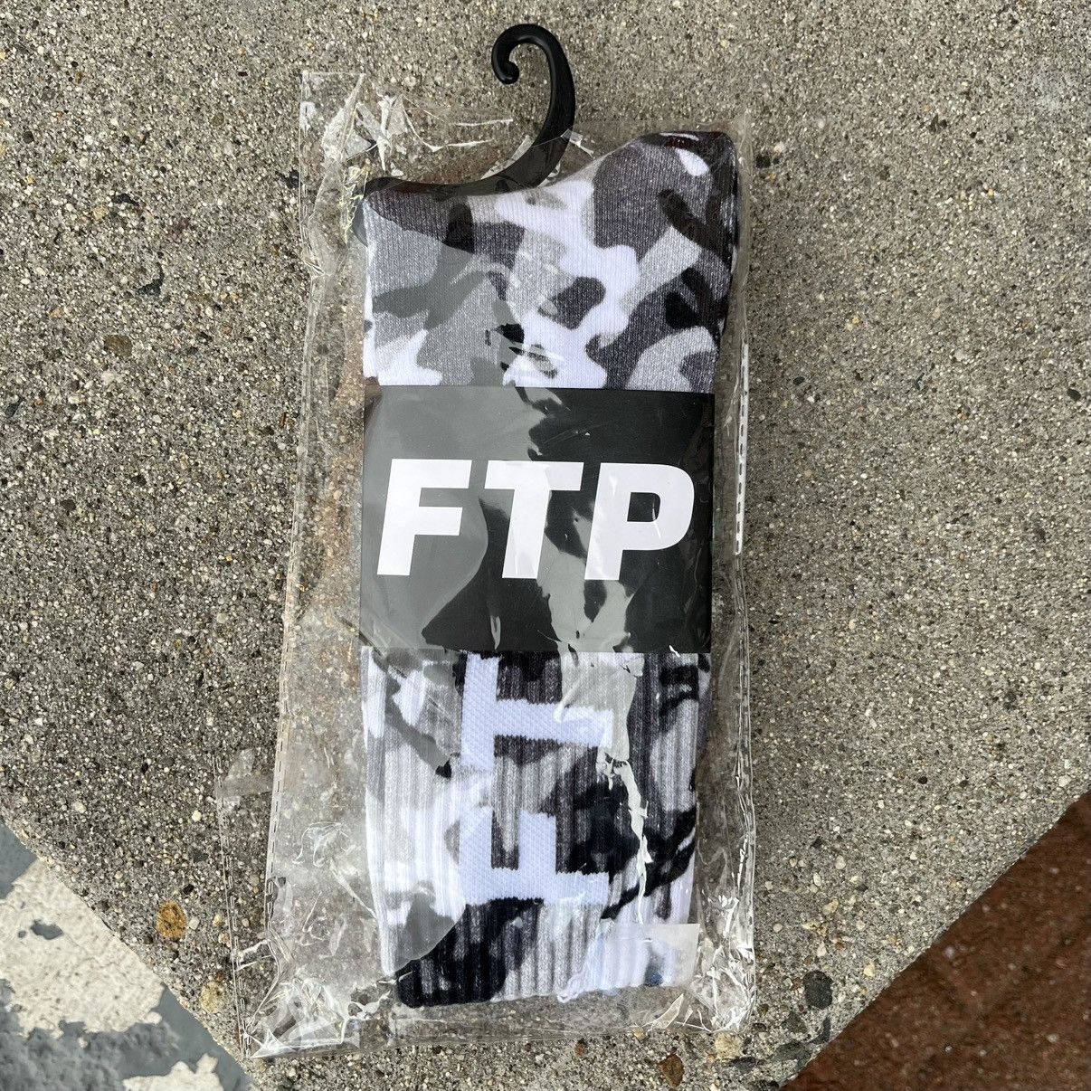 Fuck The Population Fuck The Population FTP White Camo Socks OS Size ONE SIZE - 1 Thumbnail