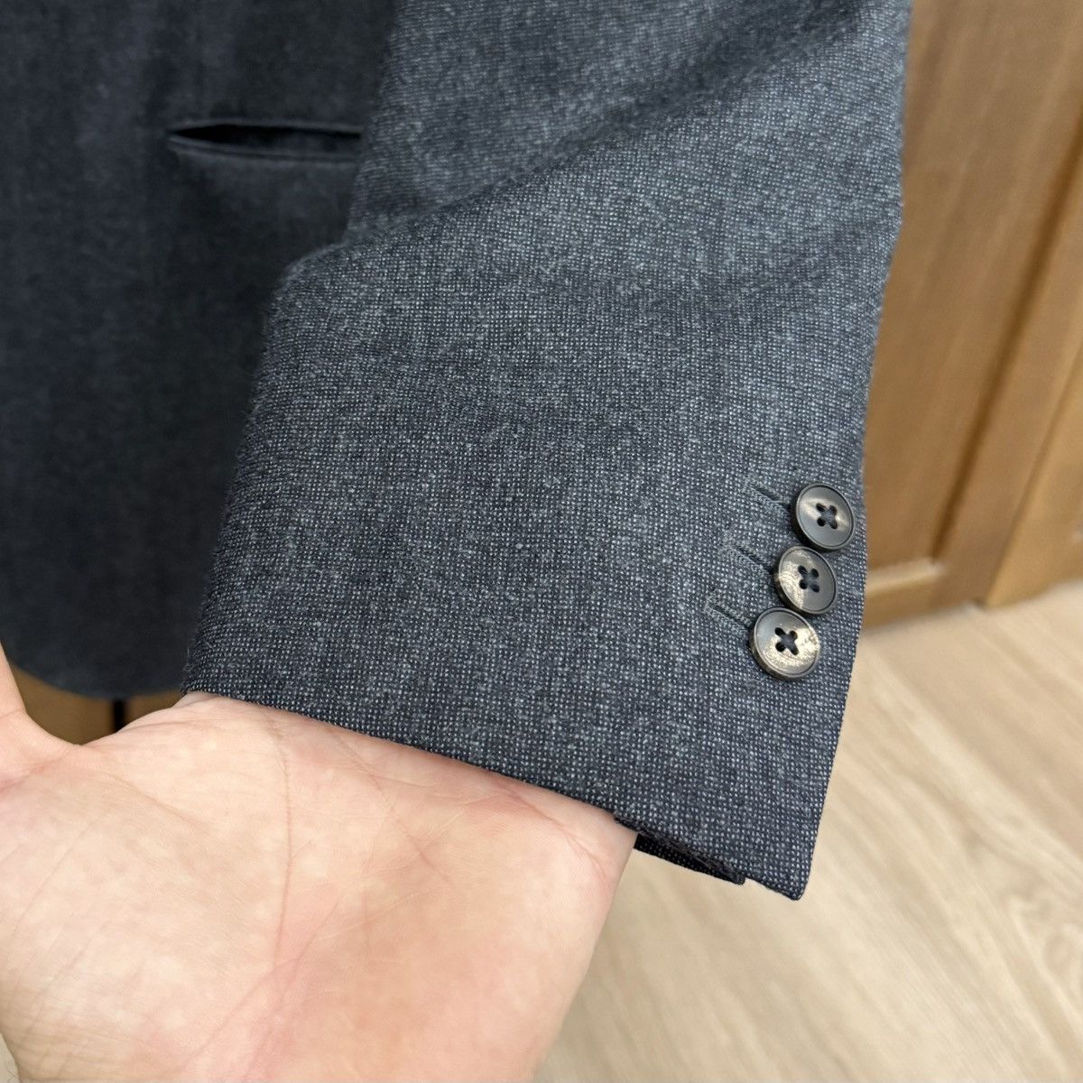 Boglioli Boglioli K. Jacket Gray Graphite Wool Blazer Size 42L - 5 Thumbnail