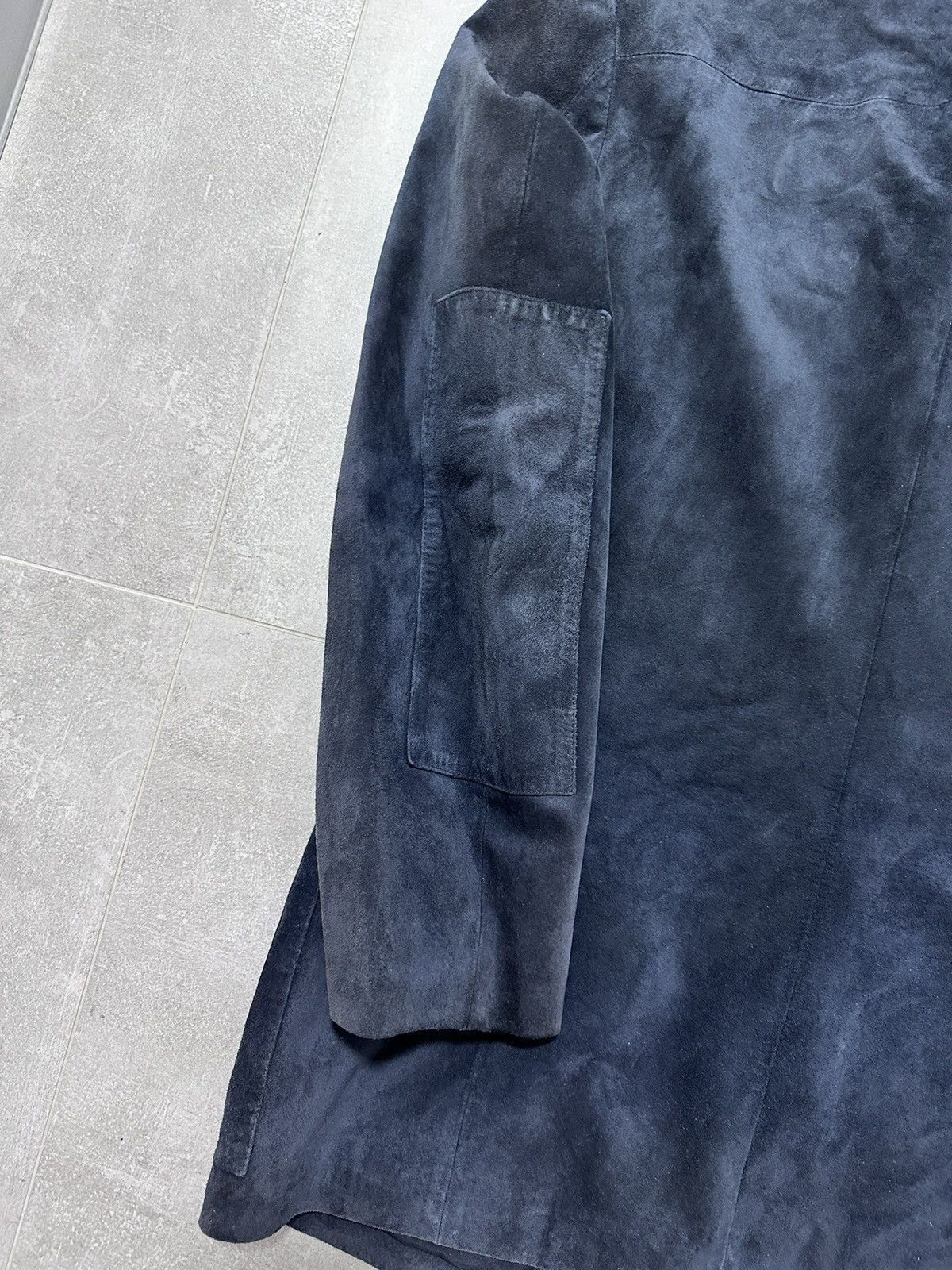 Jil Sander Archive Jil Sander Suede Leather Jacket Blue Mens Size 48 Size US M / EU 48-50 / 2 - 6 Thumbnail