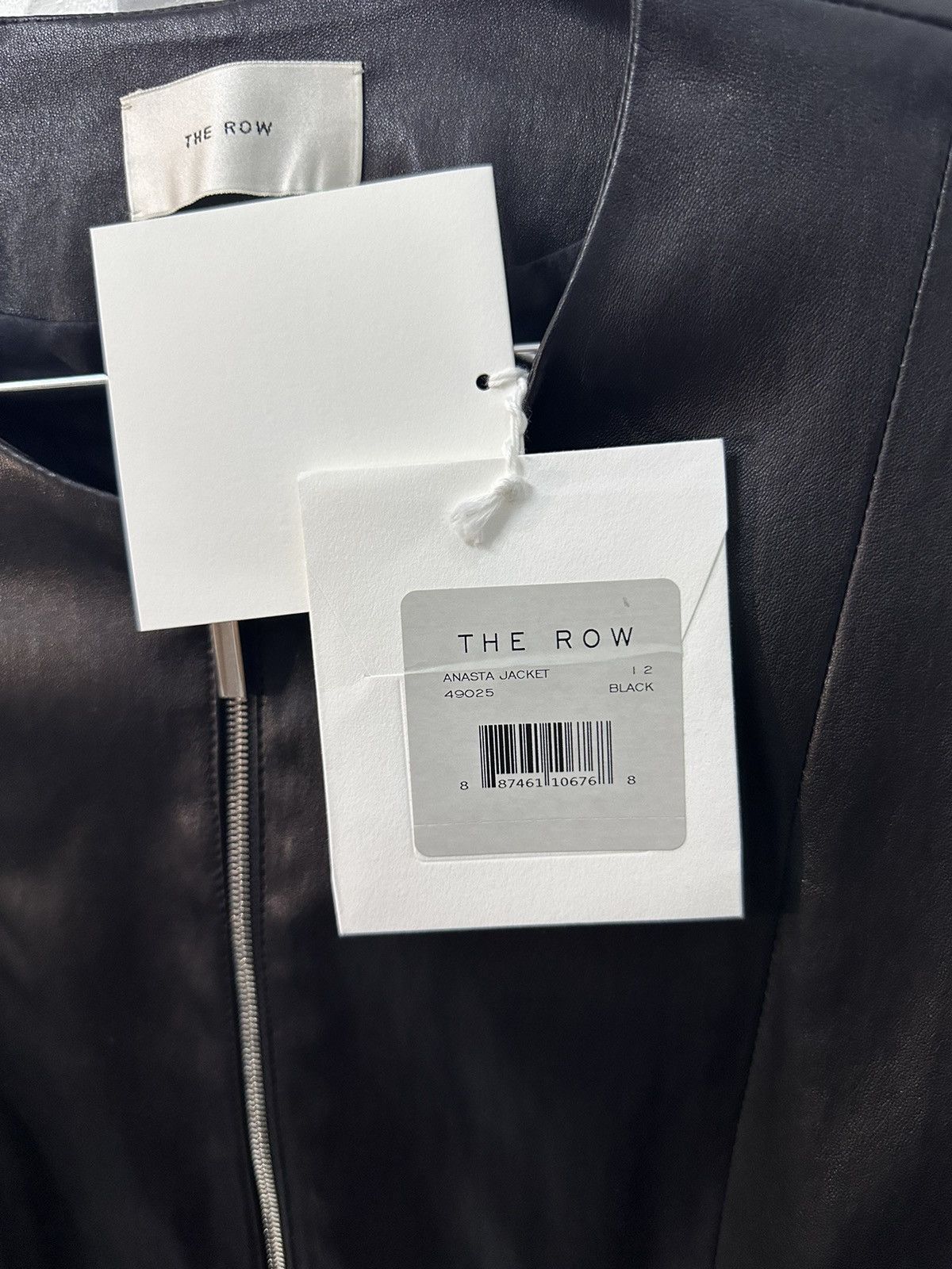The Row The Row Anasta Jacket 100% Lambskin Leather Size XL / US 12-14 / IT 48-50 - 9 Thumbnail