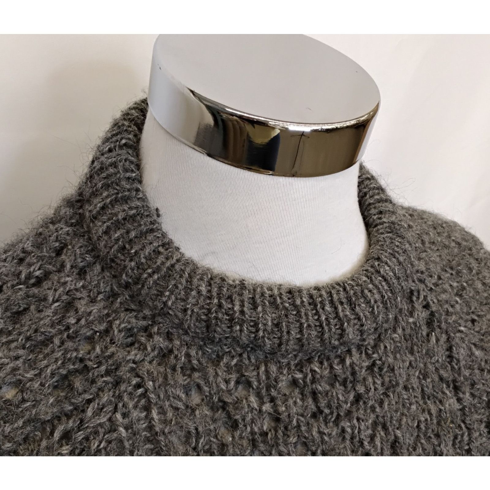 Other Patrick Malin Handmade Sweater Men's M Gray 100% Wool Irish Size US M / EU 48-50 / 2 - 4 Thumbnail