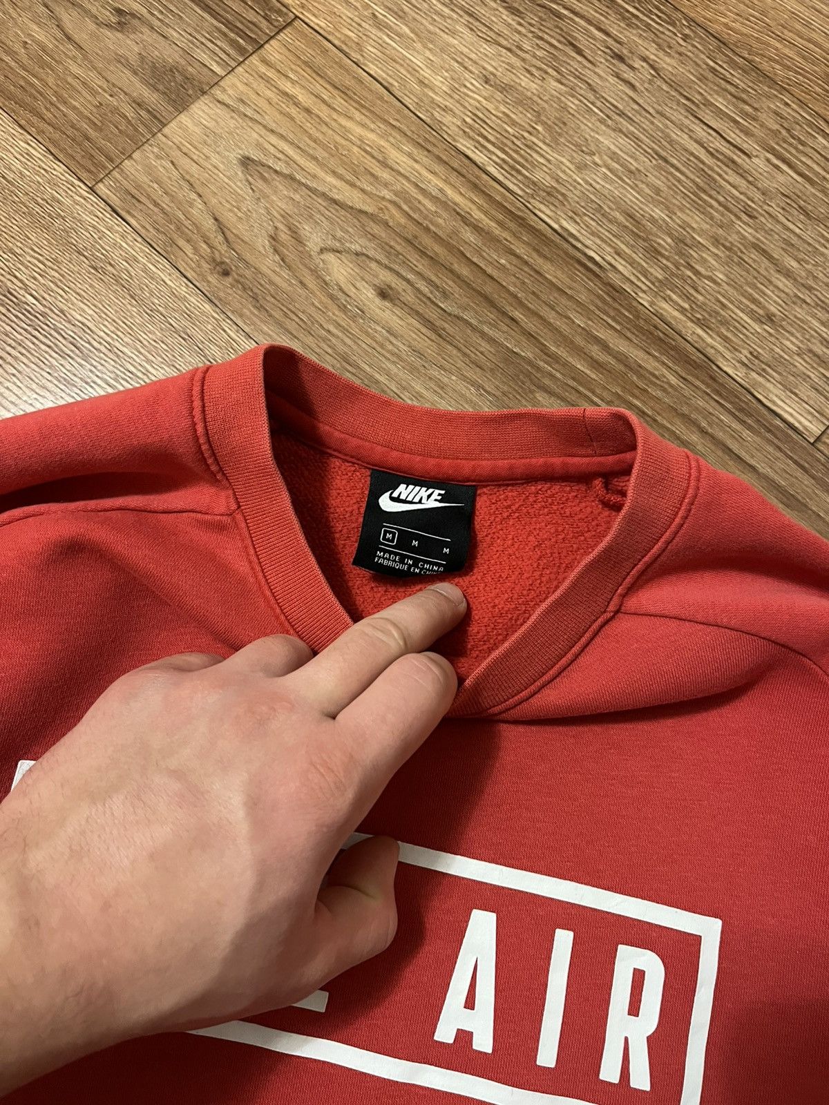 Nike Nike Air Big Logo Swoosh Crewneck Sweatshirt Size US M / EU 48-50 / 2 - 4 Thumbnail