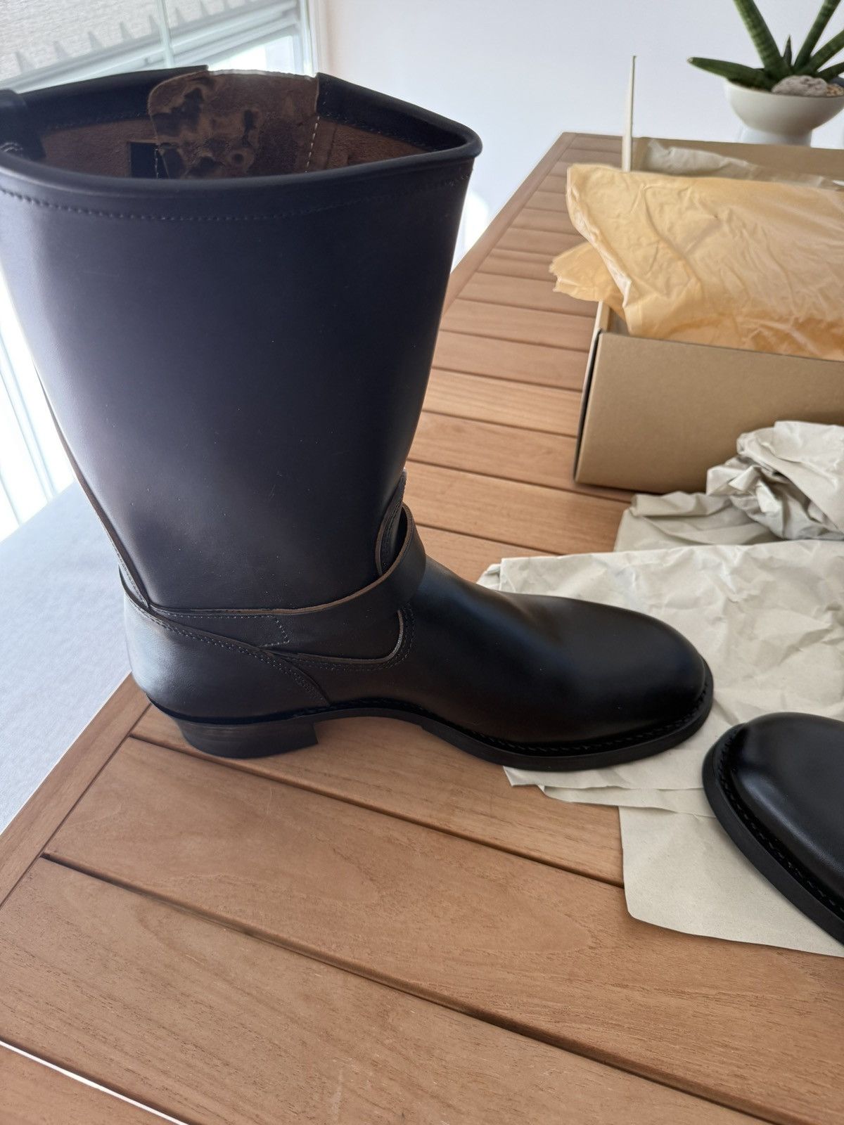 ATTRACTIONS Attractions Lot 444 Engineer Boot Black Horsebutt Sz 11.5 Size US 11.5 / EU 44-45 - 9 Thumbnail