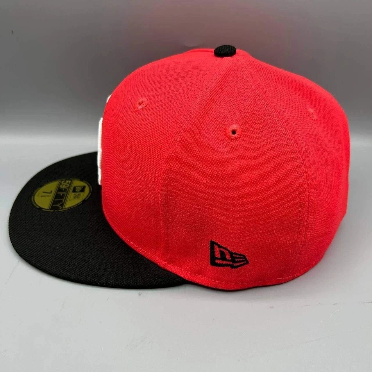 New Era Los Angeles LA Dodgers Hat Men 7 3/8 Red MLB Fitted Cap New Size ONE SIZE - 6 Thumbnail