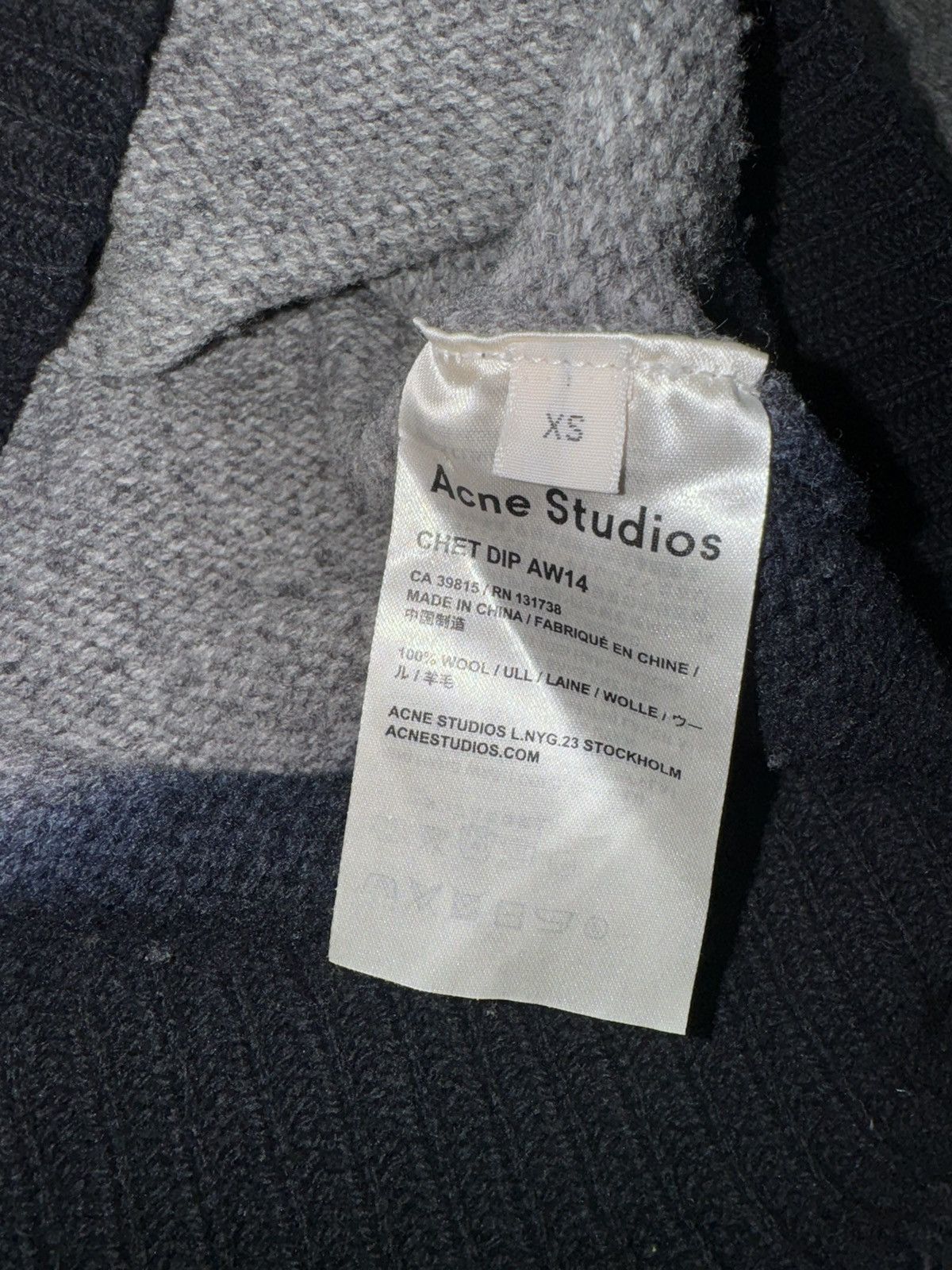 Acne Studios Acne Studios Chet Dip AW14 rare sweater avant garde wool Size US S / EU 44-46 / 1 - 7 Thumbnail