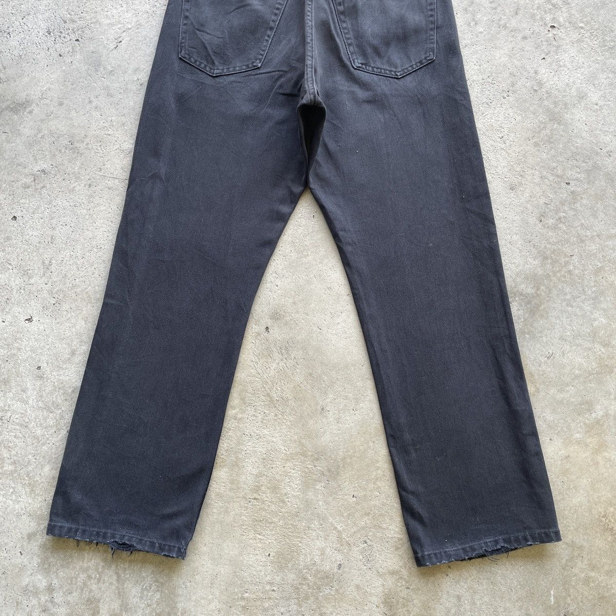 Japanese Brand Vintage Japan Jeans Black Faded Distressed Denim Pants W30 Size US 30 / EU 46 - 10 Thumbnail