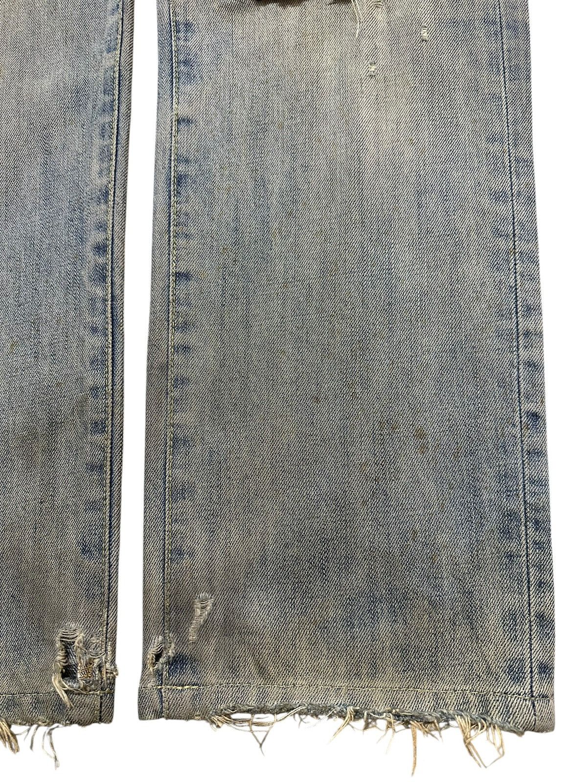 Japanese Brand Vintage Japanese Uniqlo Mud Wash Distress Style Jeans Size US 32 / EU 48 - 8 Thumbnail