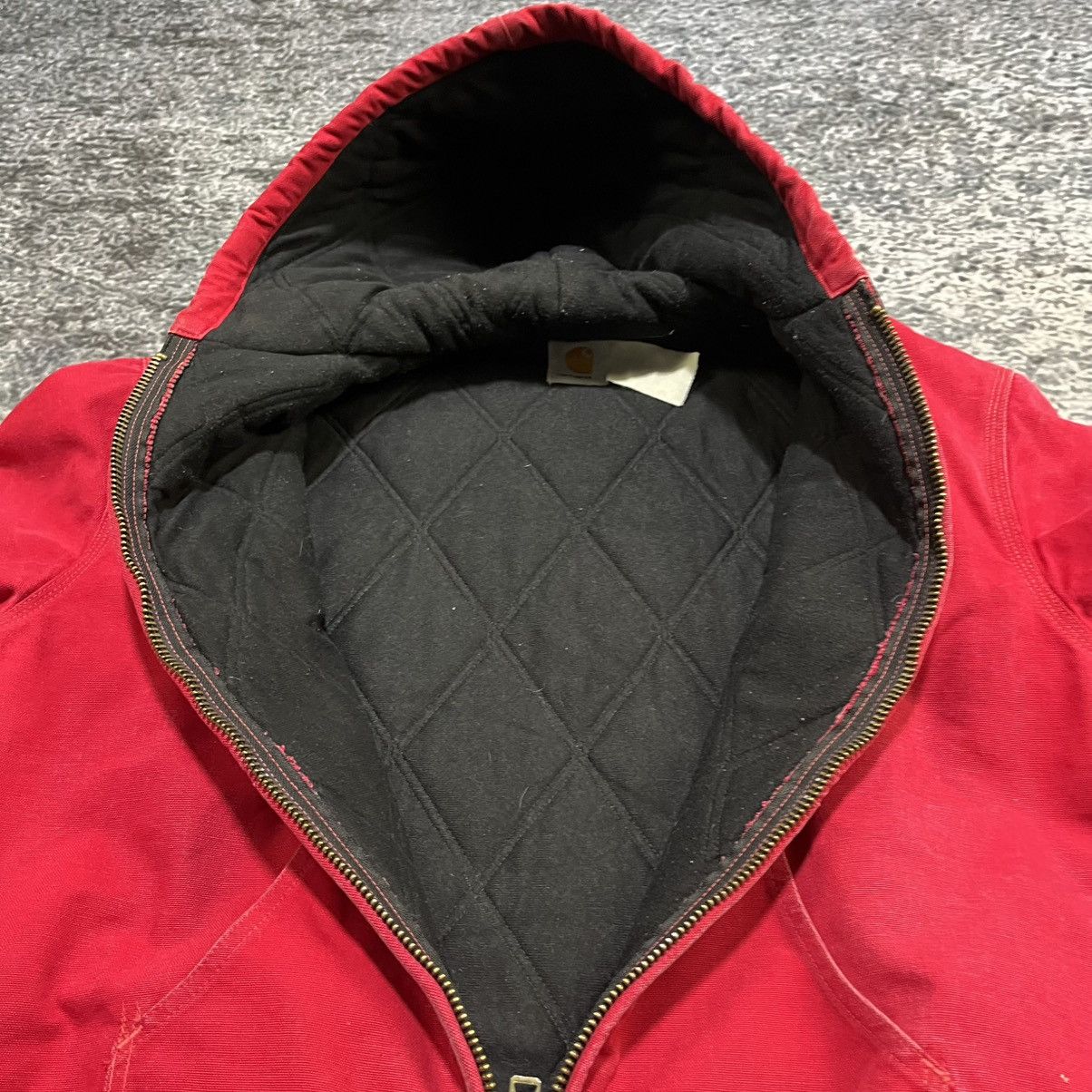 Carhartt Vintage Carhartt Jacket Thermal Lined Workwear Red XL Size US XL / EU 56 / 4 - 6 Thumbnail