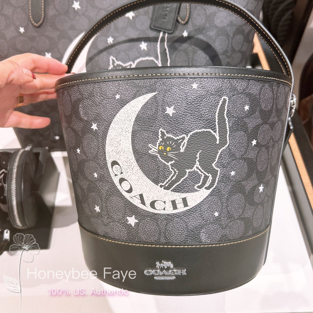 Coach Trick Or Treat Bucket In Signature Canvas Halloween Graphic Size ONE SIZE - 2 Thumbnail