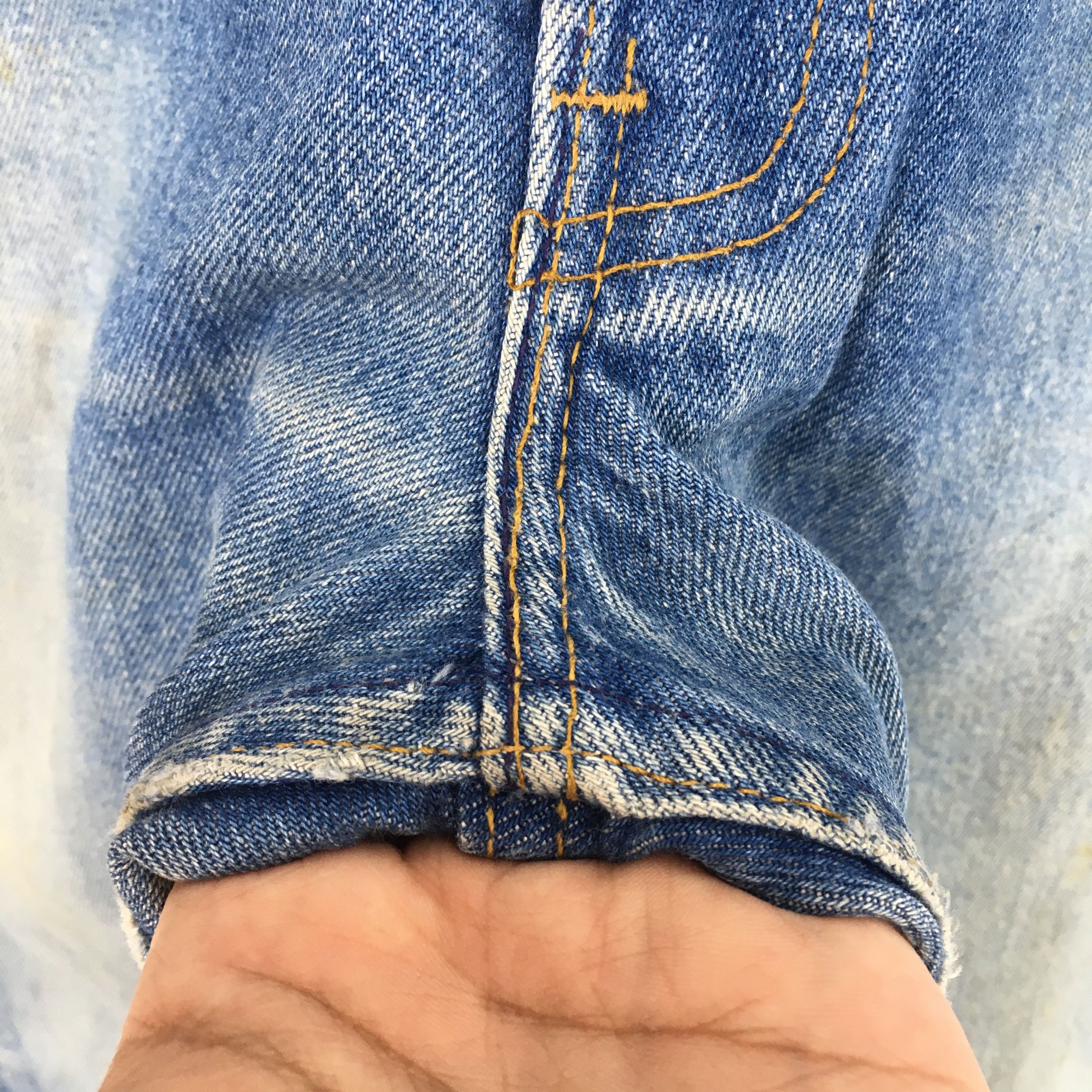 Levi's Size 30x30 Vintage 90s Levi's 501 Faded Blue Jeans S2021 Size US 30 / EU 46 - 8 Thumbnail