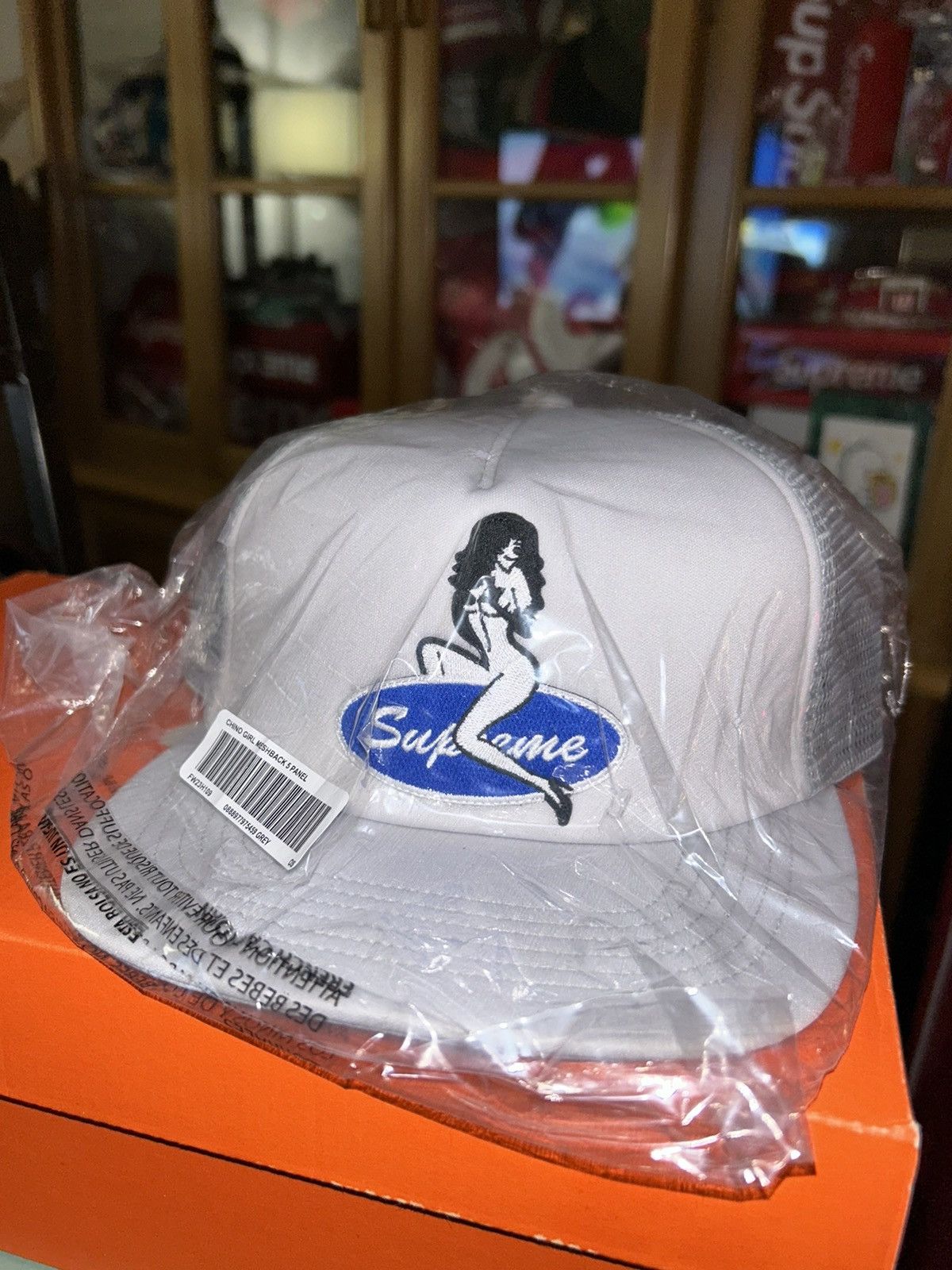 Supreme Supreme Pin Up Mesh Back 5-Panel Hat FW23 NEW Size ONE SIZE - 1 Thumbnail