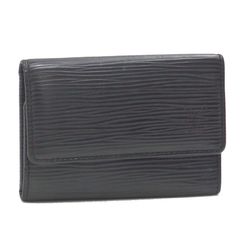 Louis Vuitton Unisex Multicles EPI Leather 6 Key Holder Trifold Wallet Black