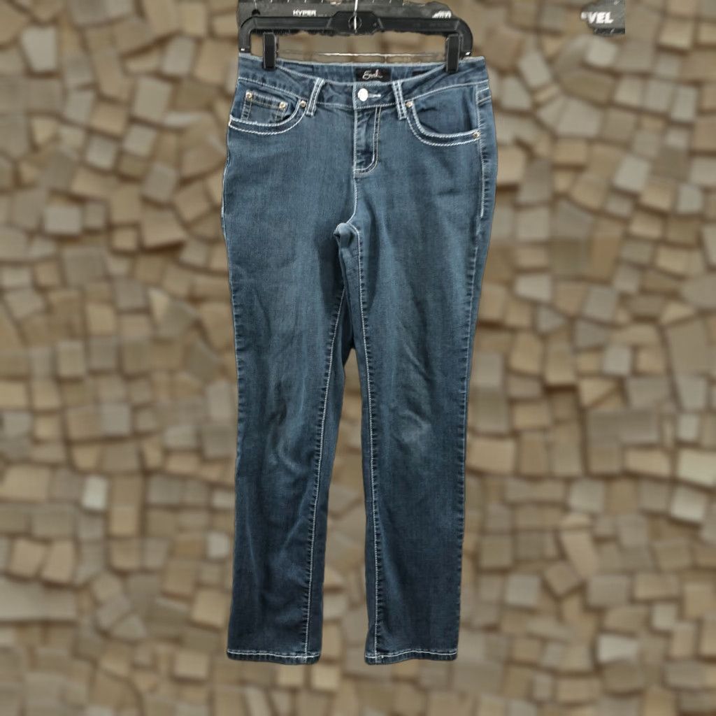 Vintage Earl Jeans Straight 6 Womens Regular Medium Blue Denim 5-Pocket Zipper Button Earl Jean Model Womens Male? Size 28" / US 6 / IT 42 - 1 Thumbnail