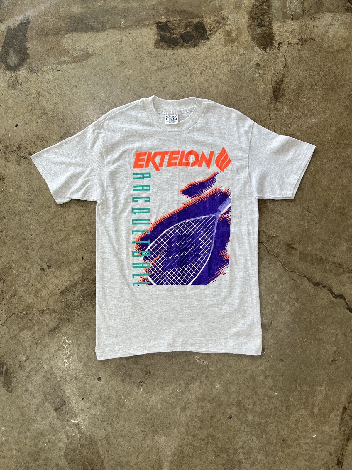 Vintage Vintage Ektelon Invader Racquetball DEADSTOCK Tee Medium Size US M / EU 48-50 / 2 - 2 Thumbnail