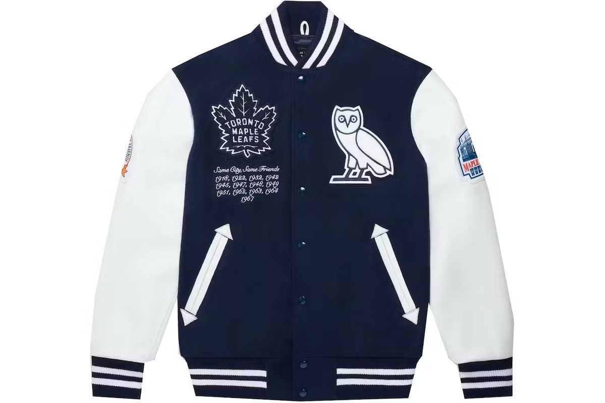OVO x Toronto Maple Leafs Varsity Jacket