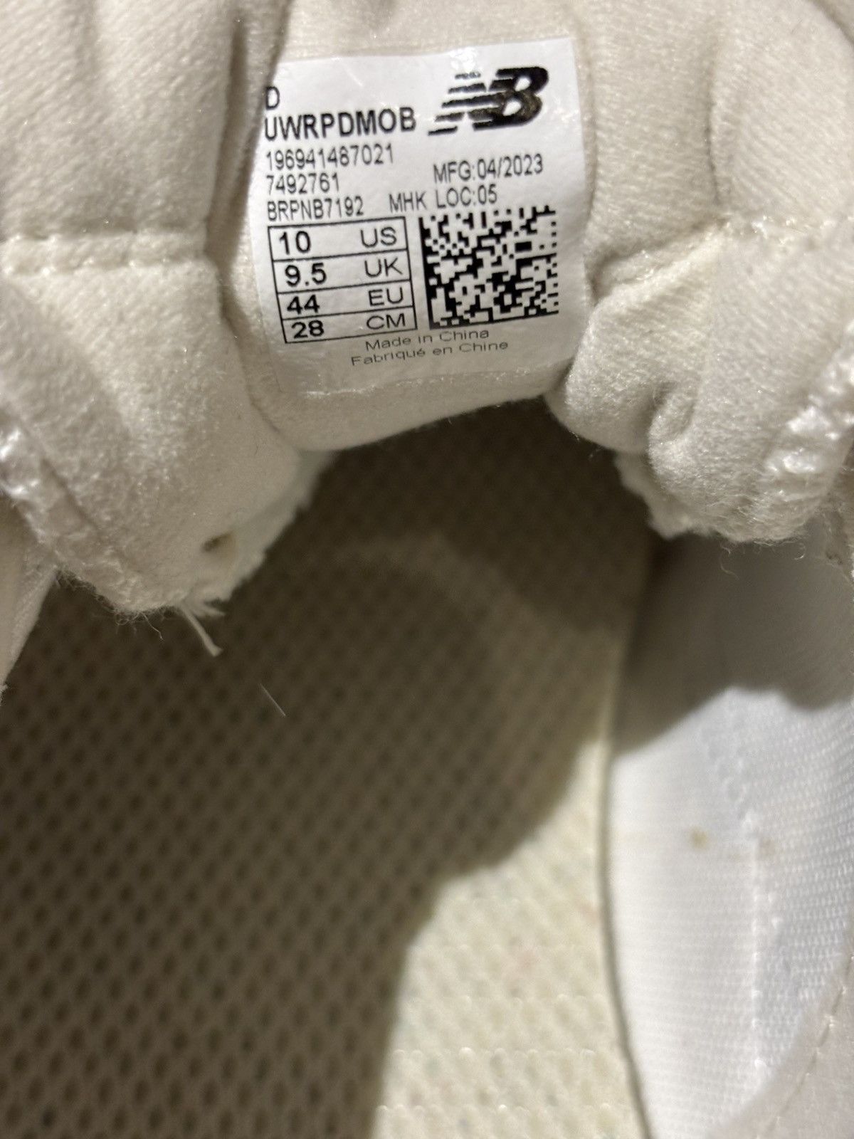 New Balance US 10 New Balance Warped Runner Sea Salt 28cm UWRPDMOB Size US 10 / EU 43 - 11 Thumbnail