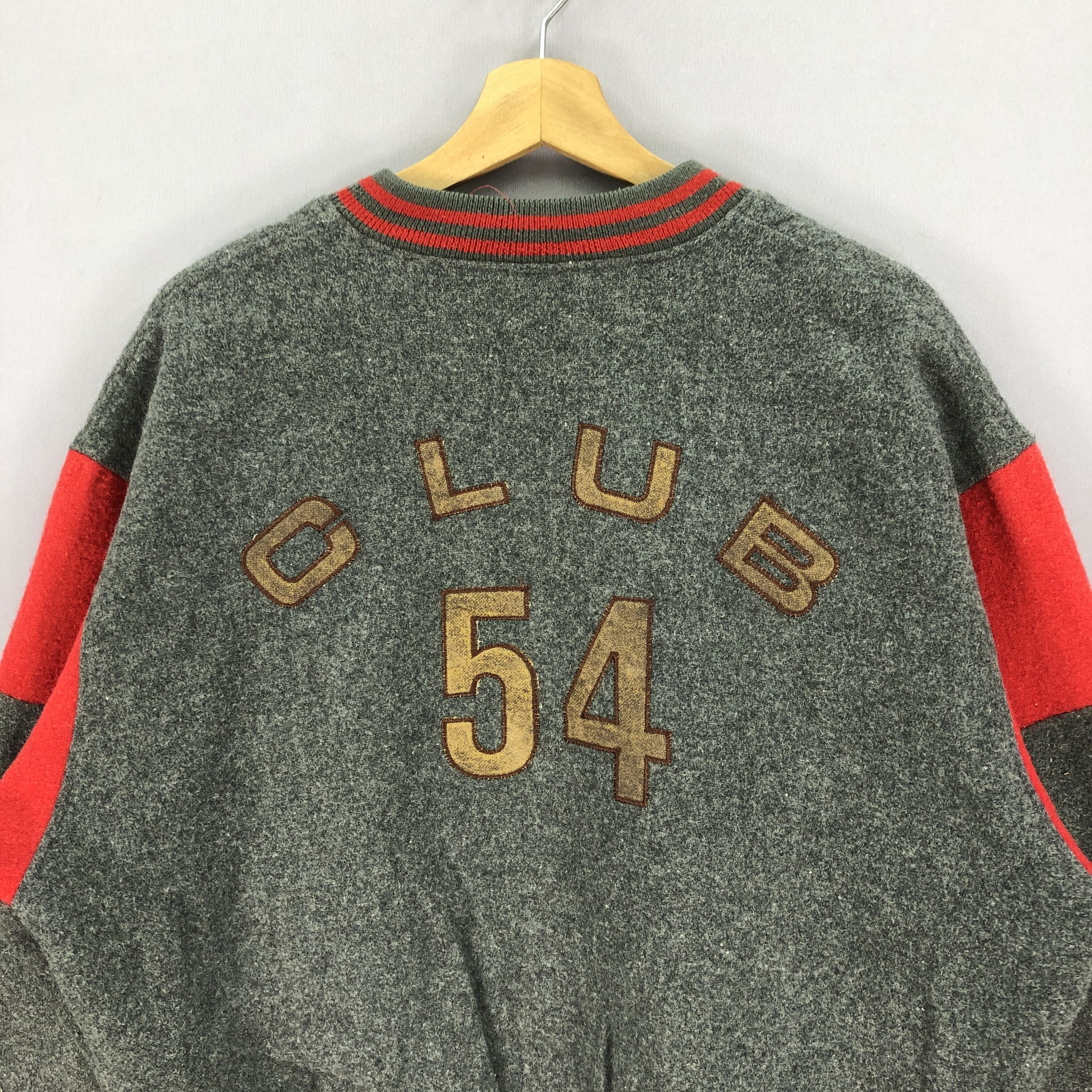 Japanese Brand × Vintage Vintage Club 54 Varsity Wool Jacket Letterman Bomber Jacket Size US M / EU 48-50 / 2 - 4 Thumbnail