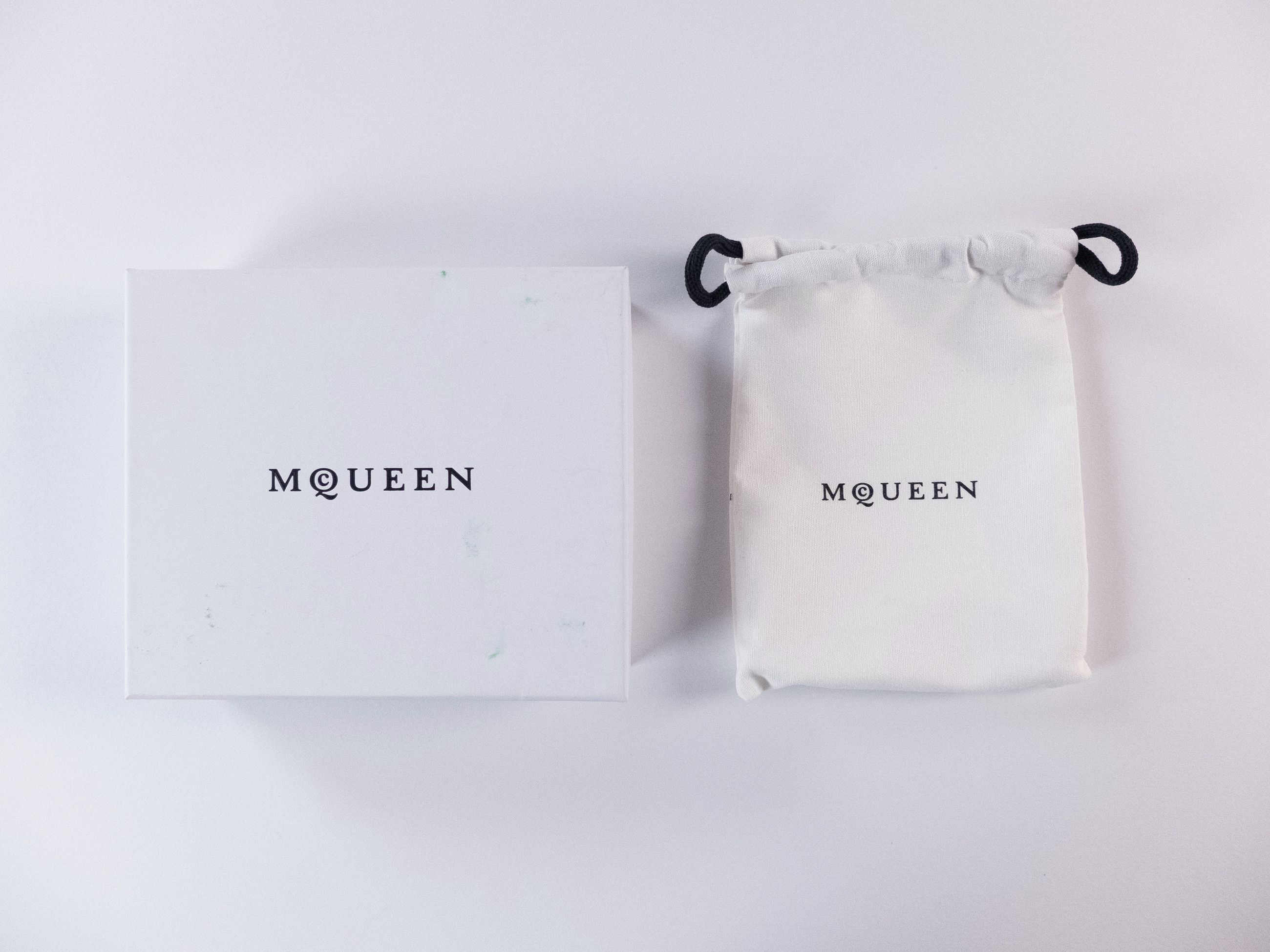 Alexander McQueen ALEXANDER MCQUEEN red cracked leather bifold card holder Size ONE SIZE - 10 Thumbnail