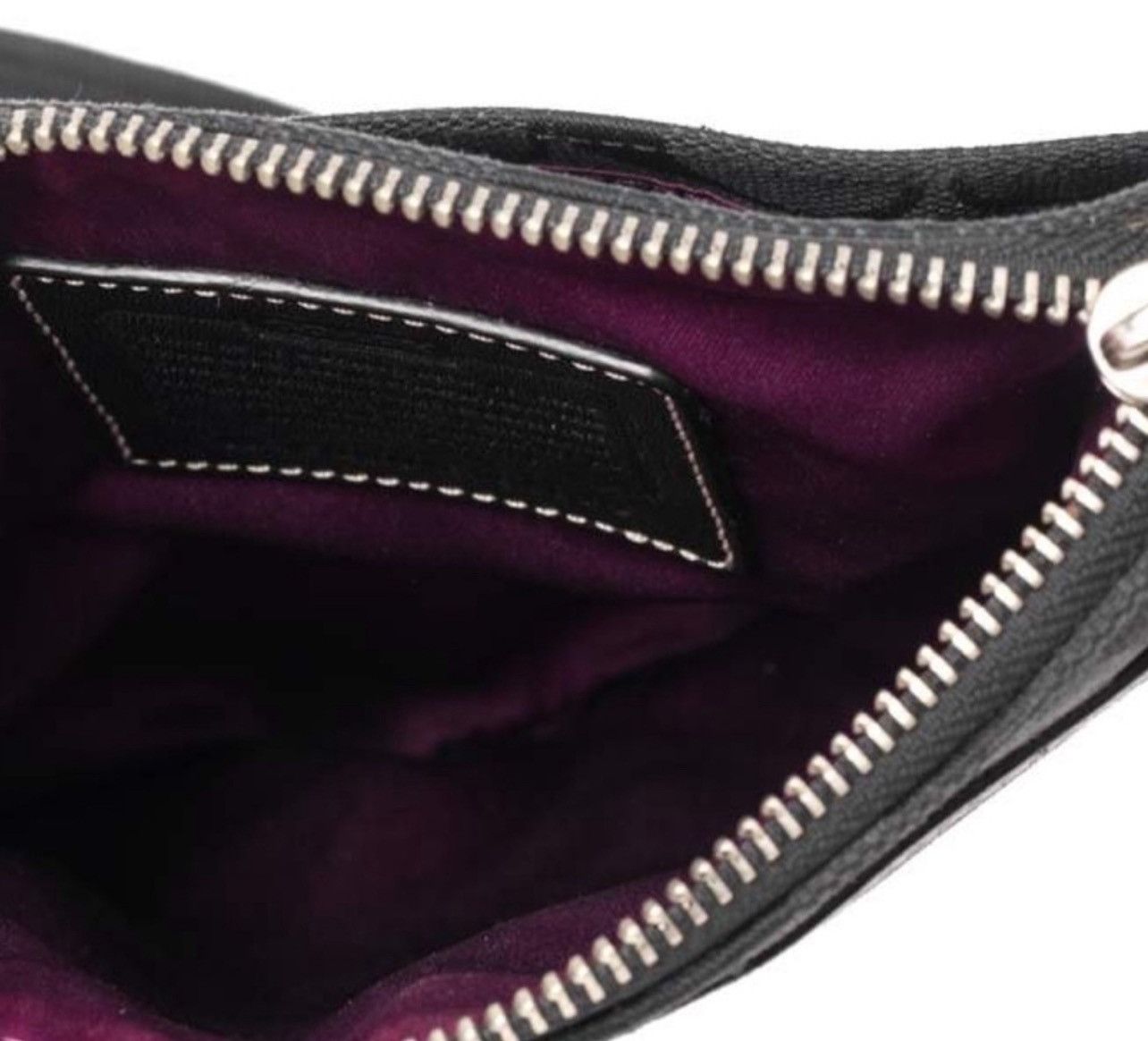 Coach Coach Black Signature Canvas Leather Penelope Messenger Bag Size ONE SIZE - 6 Thumbnail