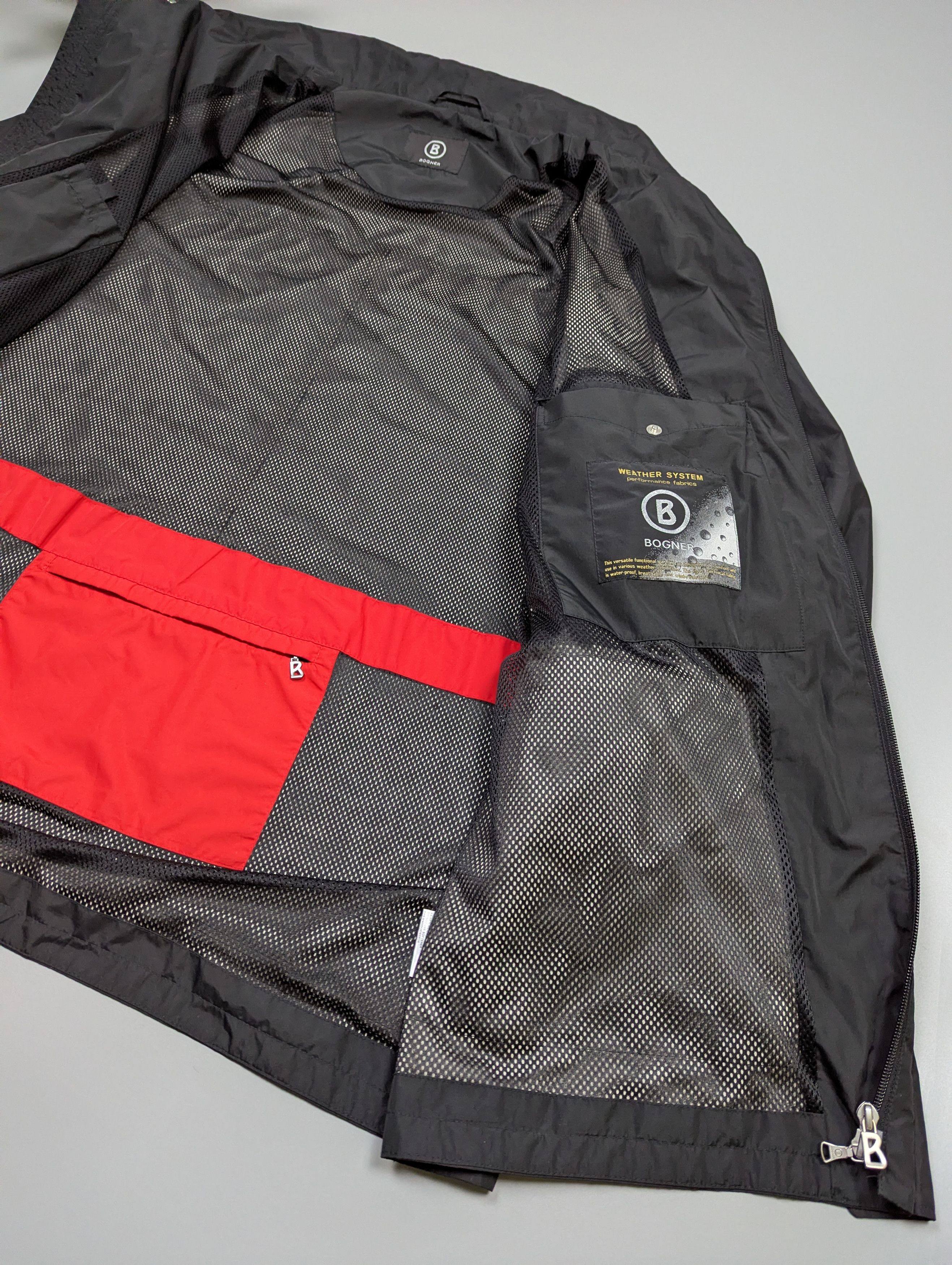 Bogner BOGNER WEATHER SYSTEM Black Windbreaker Jacket Waterproof Size US XXL / EU 58 / 5 - 11 Thumbnail