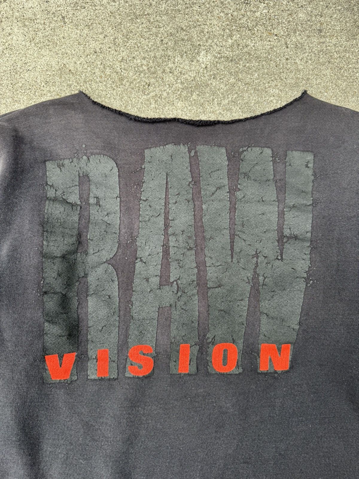 Vintage Vtg 80s VISION STREET WEAR Raw Faded Skate Sweatshirt Sz S/M Size US S / EU 44-46 / 1 - 5 Thumbnail