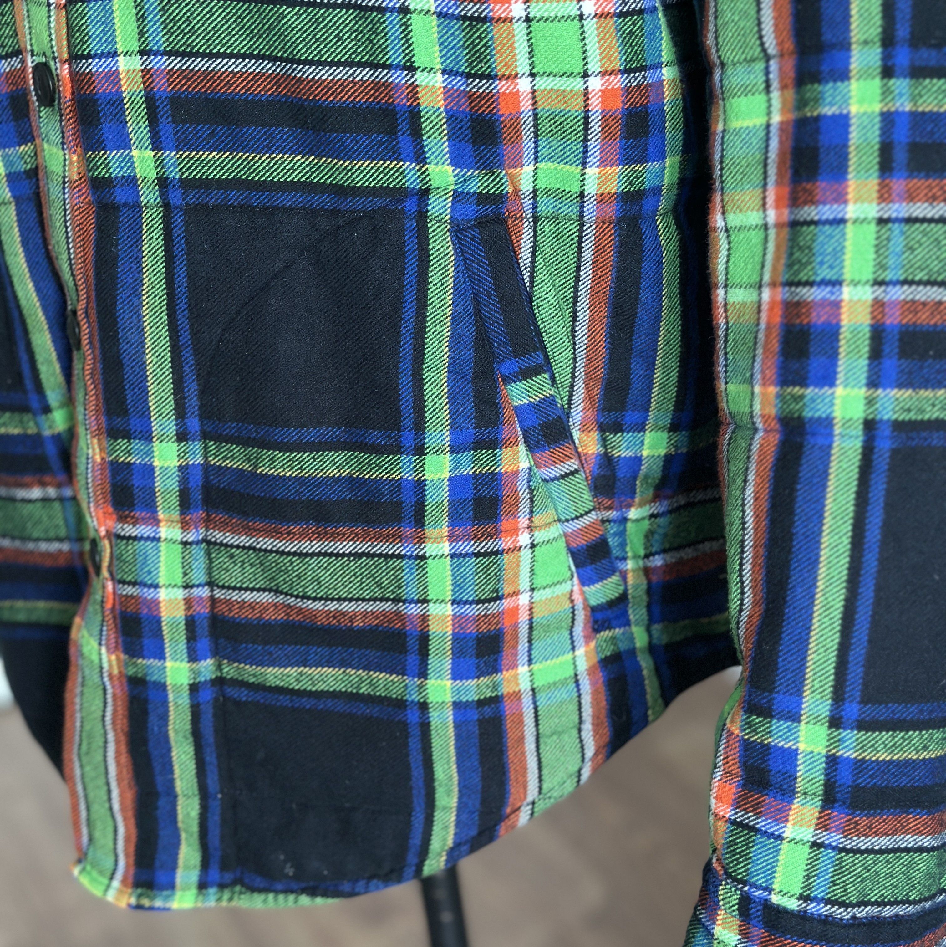 Polo Ralph Lauren POLO RALPH LAUREN Green Plaid Flannel Button Up Shirt Jacket Size US L / EU 52-54 / 3 - 21 Thumbnail