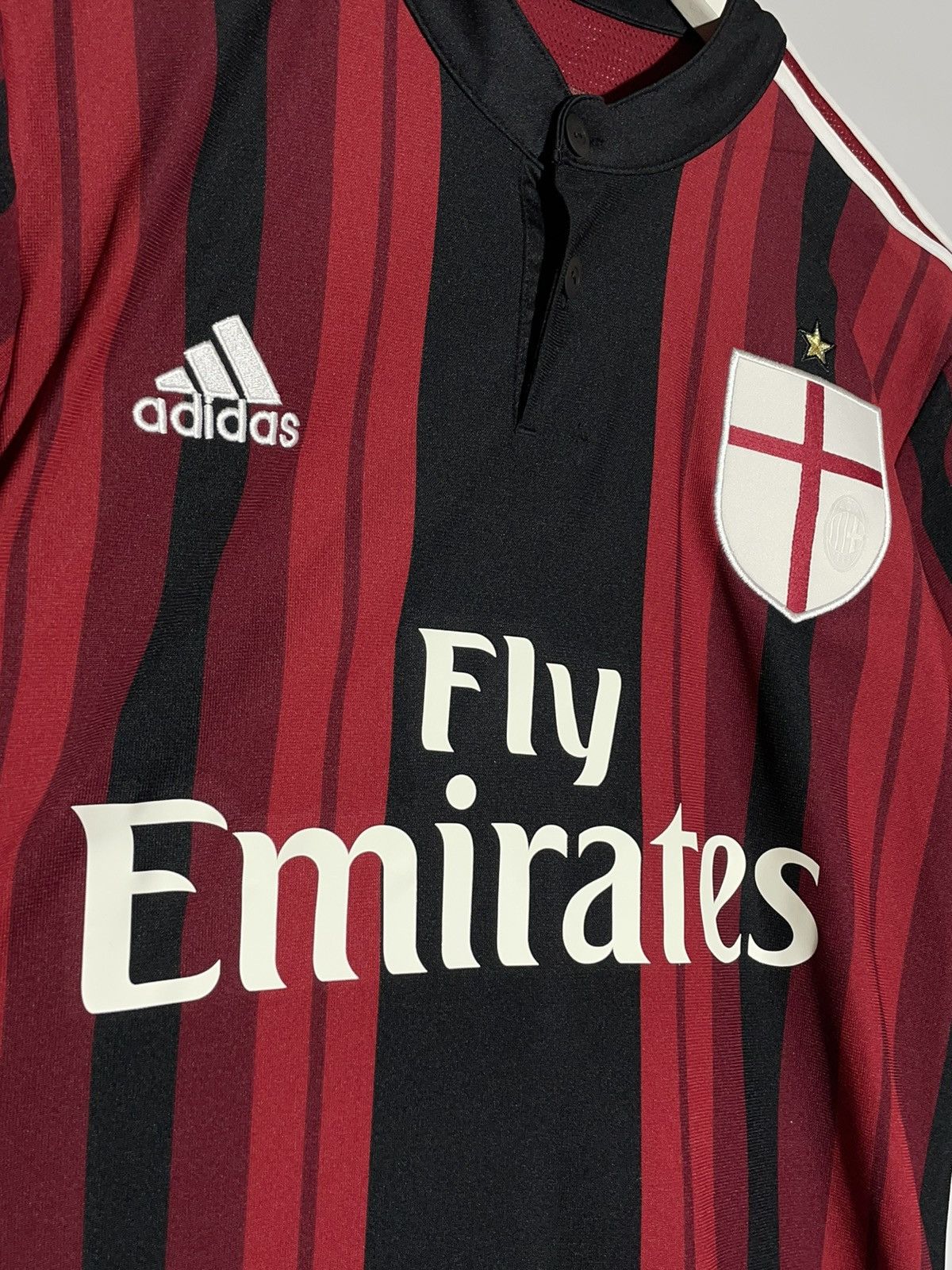 Adidas AC Milan Adidas 2014/15 Home Y2k Streetwear Football Shirt Size US S / EU 44-46 / 1 - 3 Thumbnail