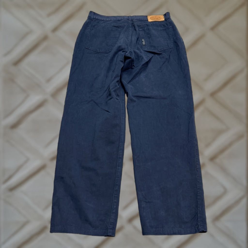 Trussardi Trussardi Jeans Cotton Chino Pants Mens 38x31 Navy Blue Straight Leg Flat Front Size US 38 / EU 54 - 1 Thumbnail