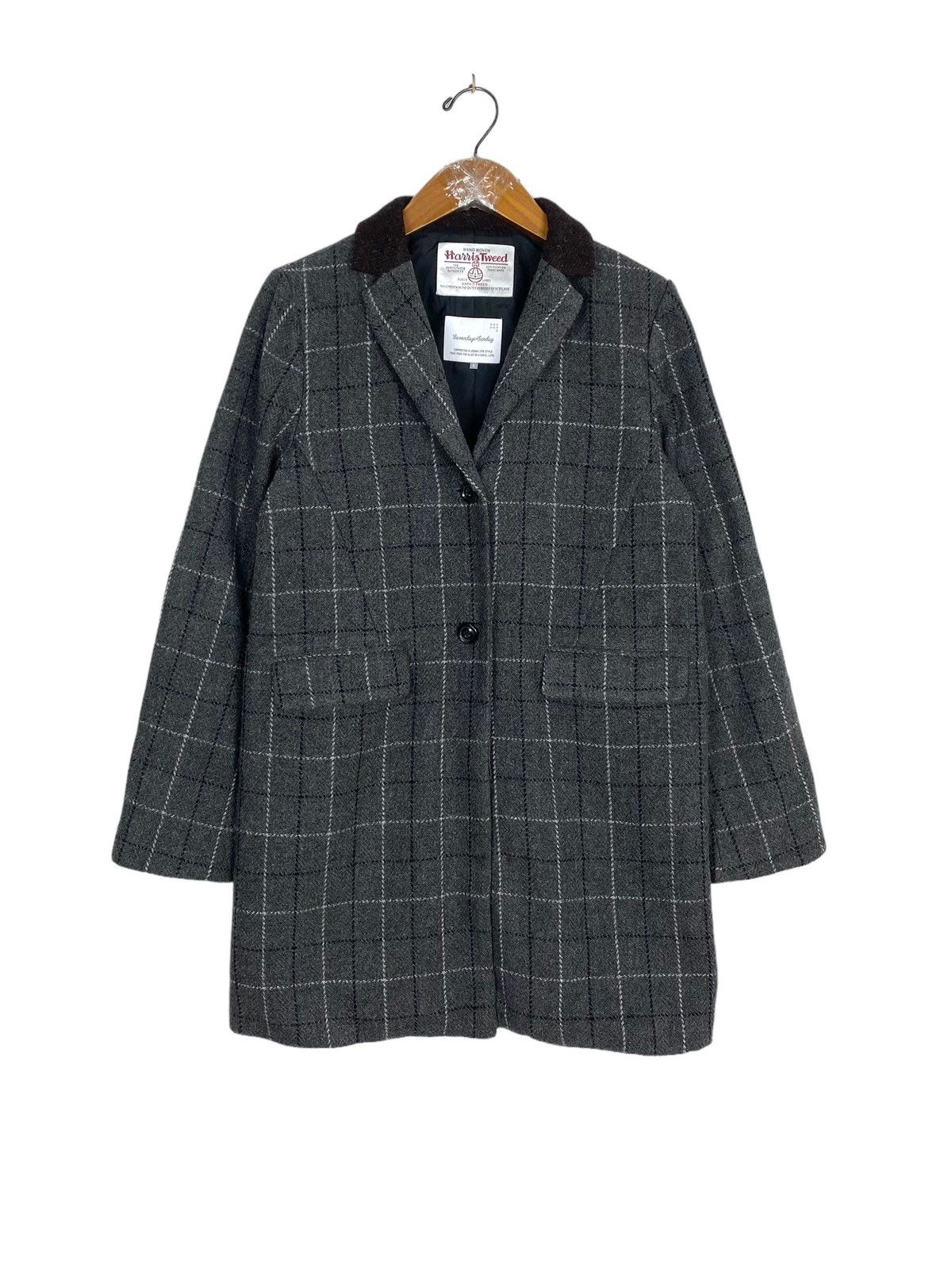 Harris Tweed Rare‼️ Harris Tweed X Sevendays Sunday Wool Coat Size M / US 6-8 / IT 42-44 - 1 Thumbnail