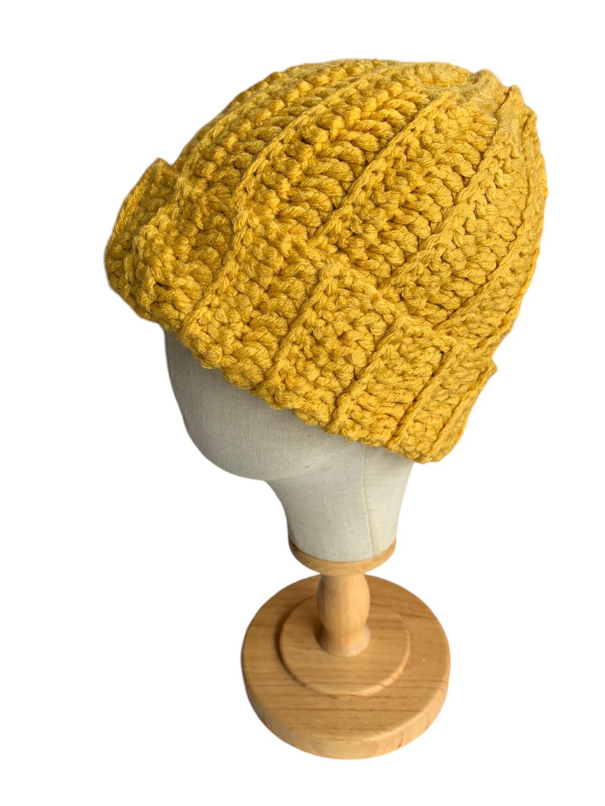 Japanese Brand × Kapital × Vintage Knitted Crochet Winter sessions Big Beanie Hats Size ONE SIZE - 4 Thumbnail