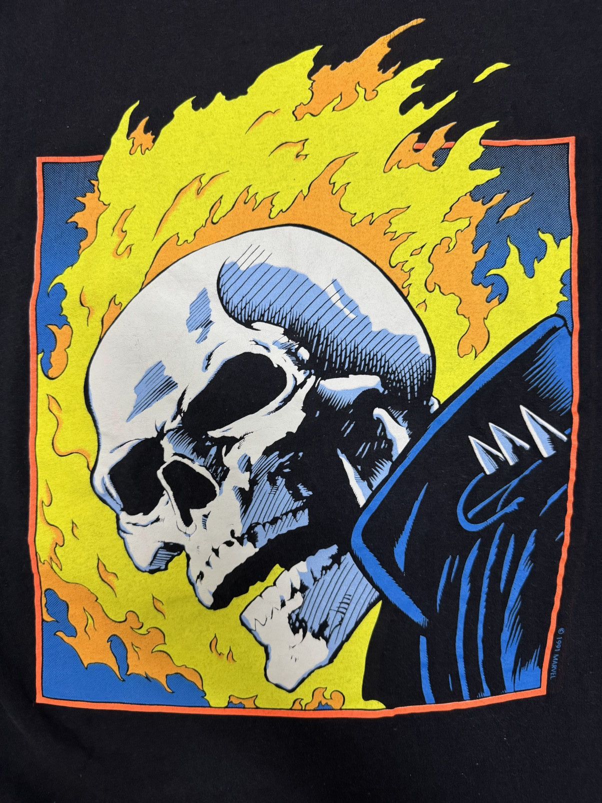 Marvel Comics Vintage 90s Ghost Rider Character Size US M / EU 48-50 / 2 - 1 Thumbnail