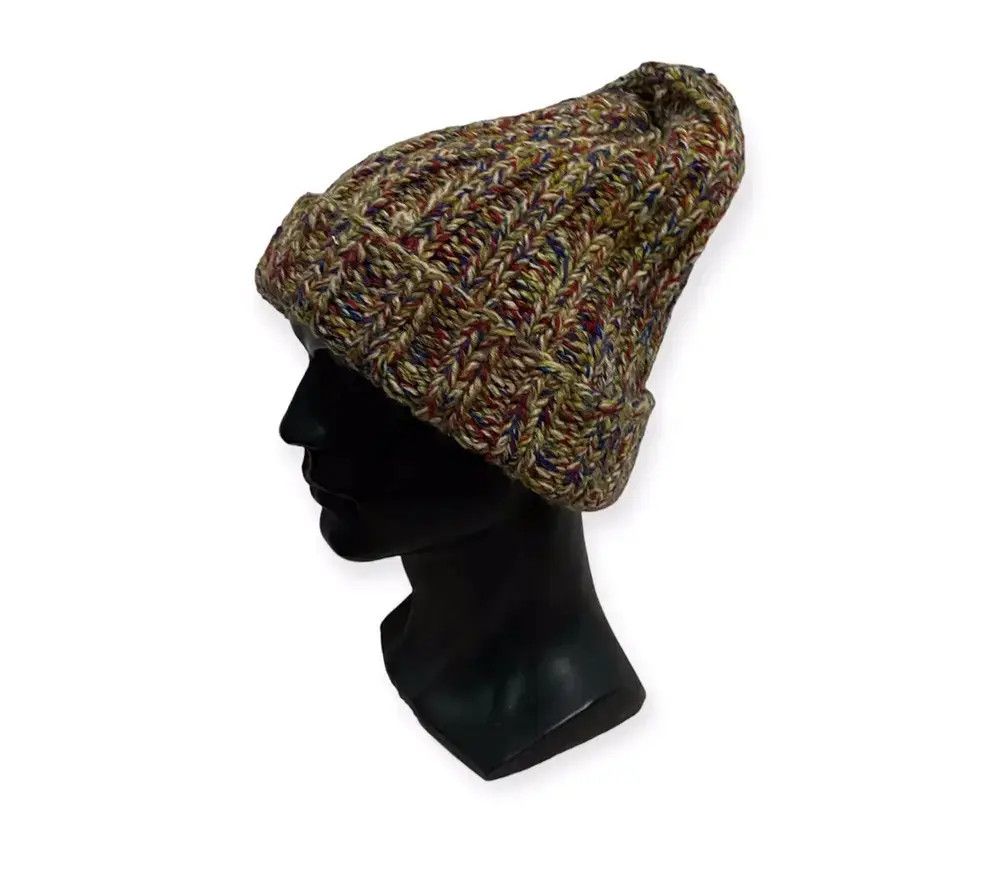 Handmade Japanese Brand Knit Beanie Hat Size ONE SIZE - 1 Thumbnail