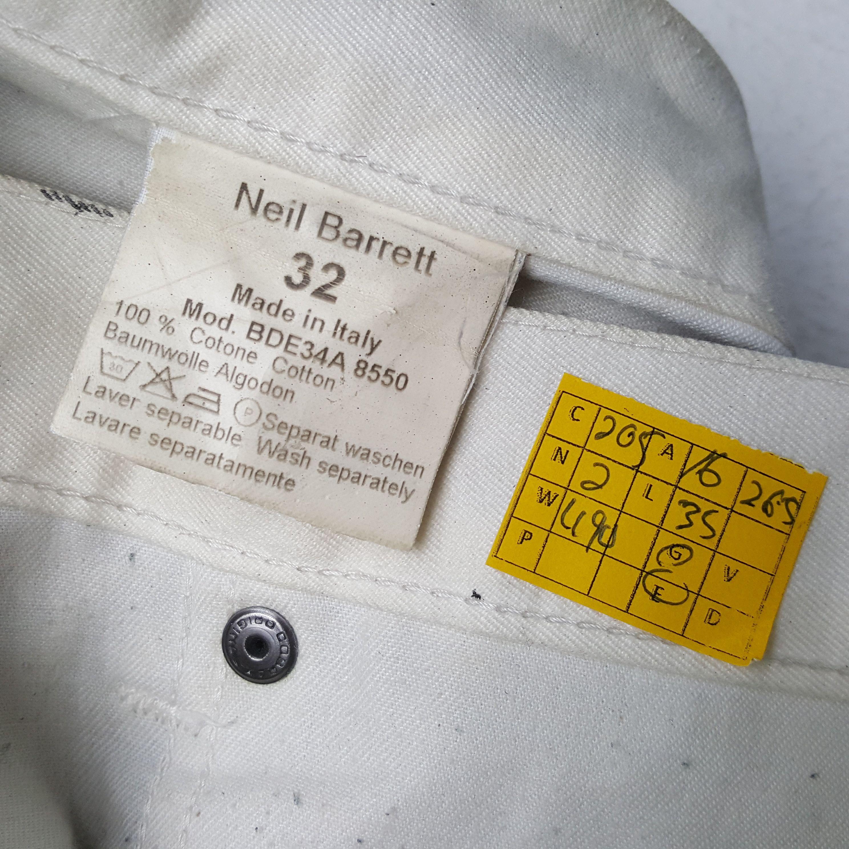 Neil Barrett × Vintage Vintage NEIL BARRETT Fashion Designer Brand Pants Size US 32 / EU 48 - 13 Thumbnail