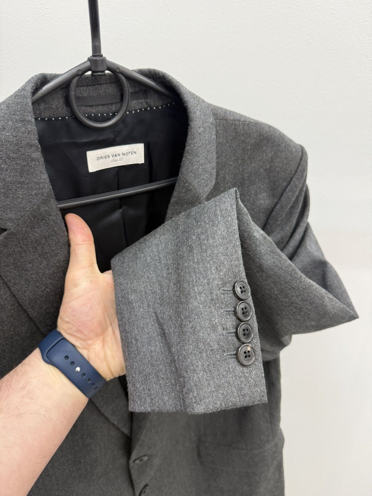 Dries Van Noten Dries Van Noten Wool Blazer Size US L / EU 52-54 / 3 - 4 Thumbnail