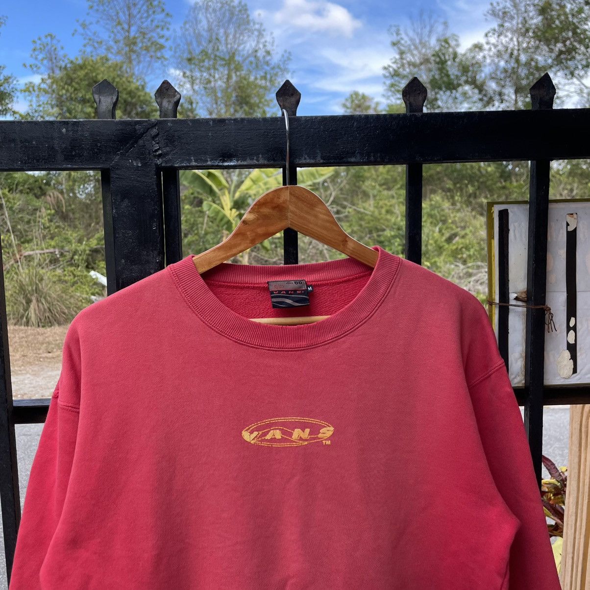 Vans 🔥Vintage 90s Vans Skateboard Big Logo Distress Sweatshirts Size US S / EU 44-46 / 1 - 5 Thumbnail