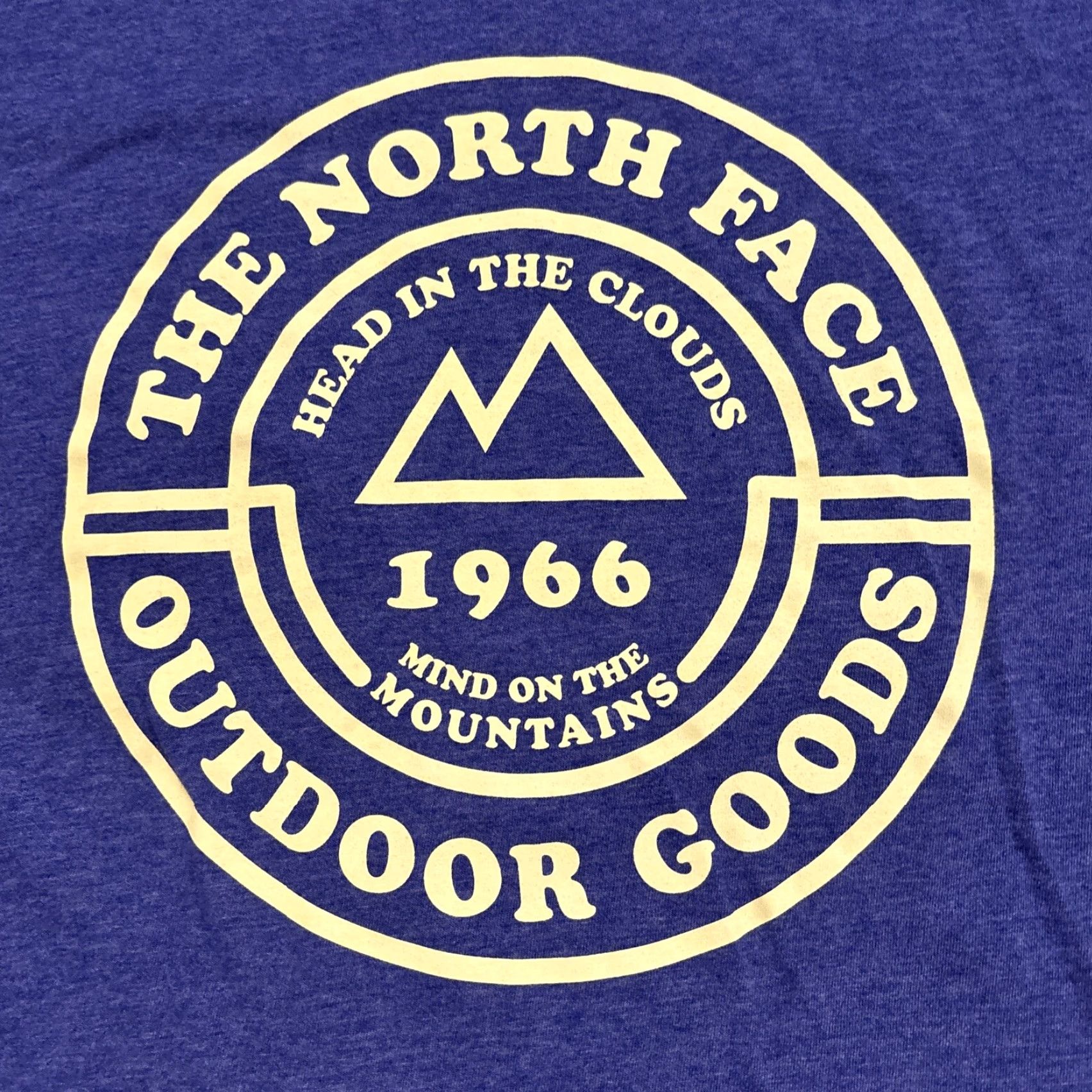 The North Face THE NORTH FACE Head In The Clouds T-Shirt Men's Large Purple Size US L / EU 52-54 / 3 - 2 Thumbnail