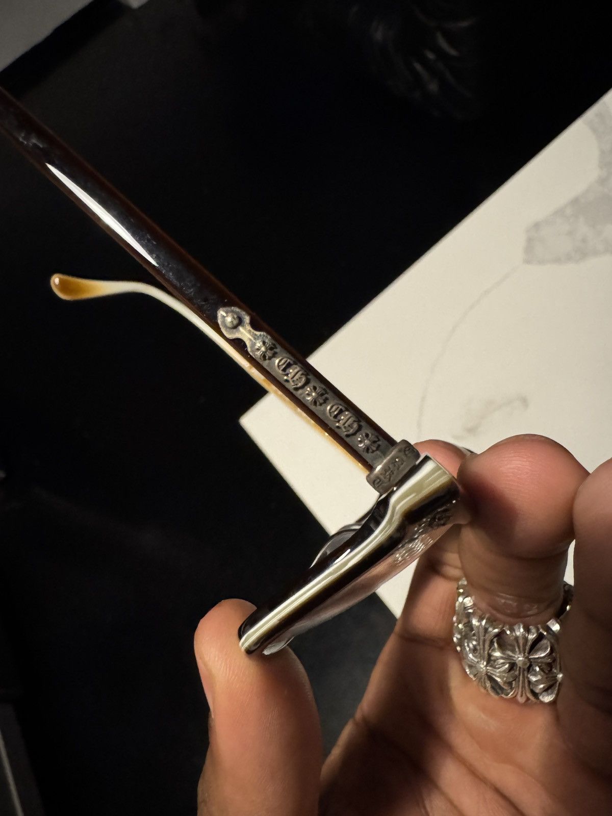 Chrome Hearts Chrome Hearts STIFFIE Frame Size ONE SIZE - 4 Thumbnail