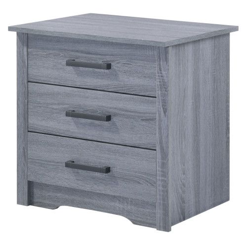 Designer × Homemade Glory Furniture Hudson G026-N RTA Nightstand , Gray Size US L / EU 52-54 / 3 - 5 Thumbnail
